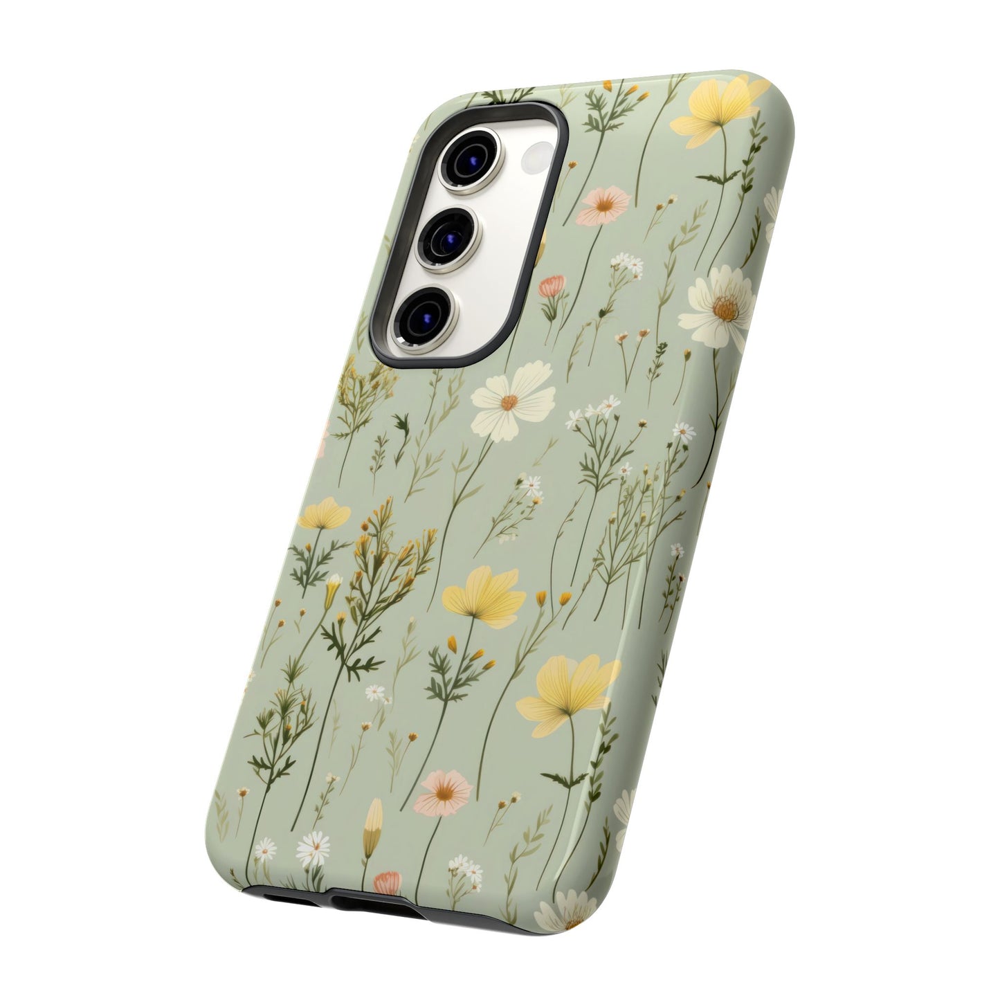 Floral Tough Phone Case - Stylish and Durable for Nature Lovers