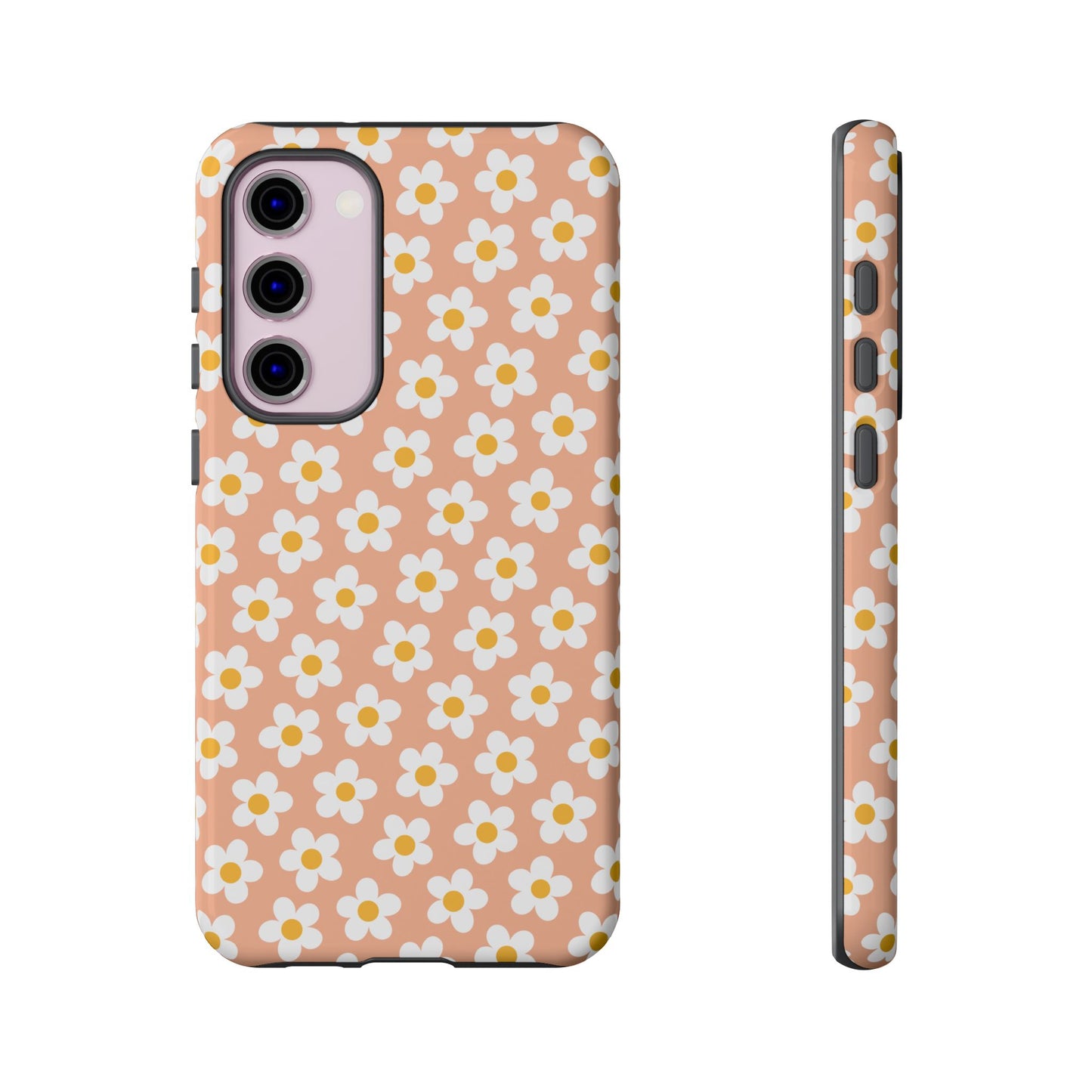 Floral Tough Case for iPhone - Durable Protection with Cute Daisy Design