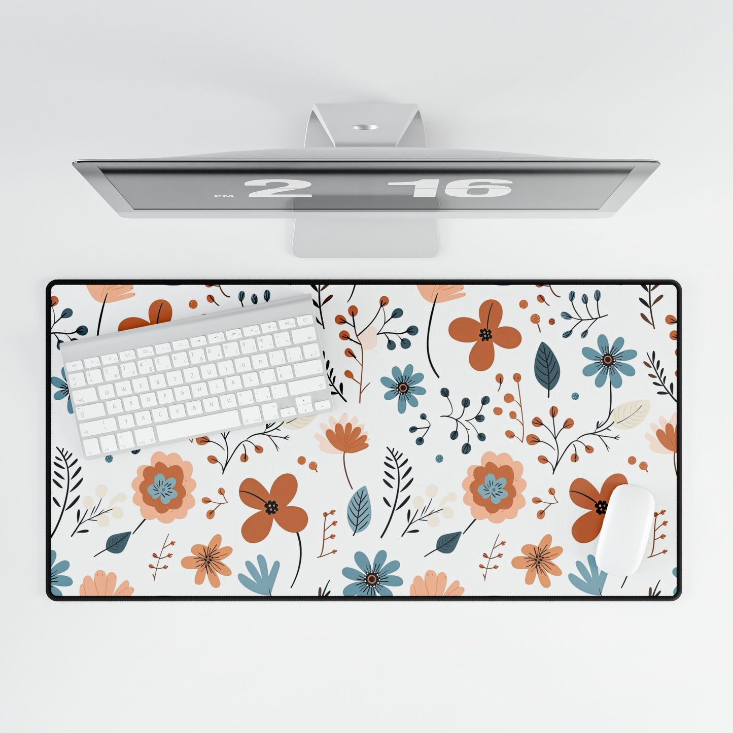 Desk Mats Boho flower pattern