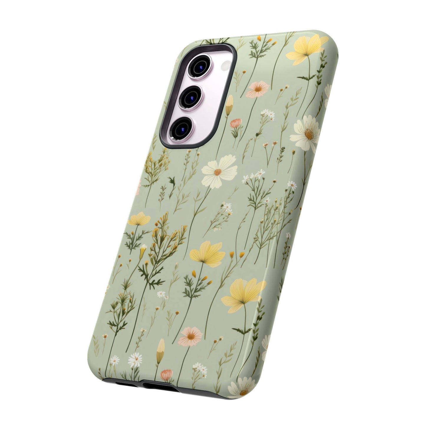 Floral Tough Phone Case - Stylish and Durable for Nature Lovers