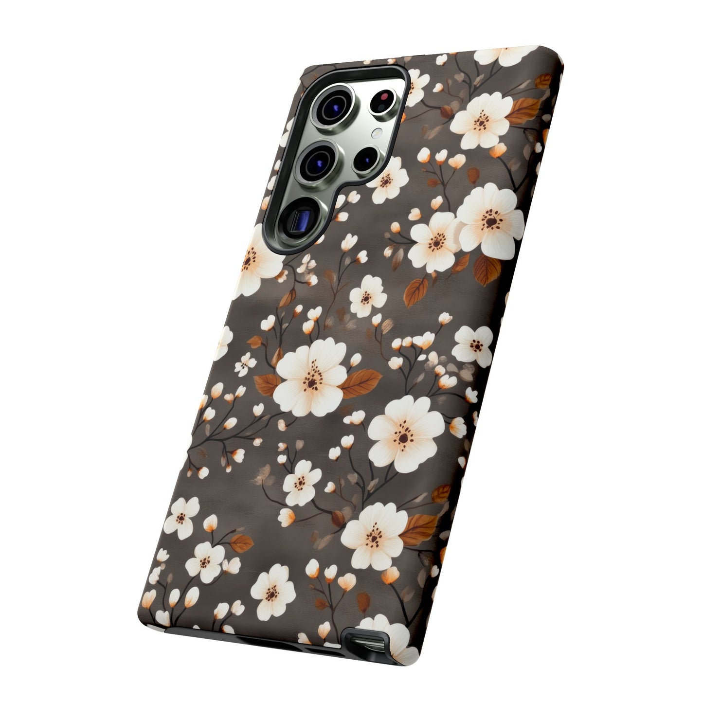 Floral Tough Case for iPhone - Elegant Flower Design Phone Cover