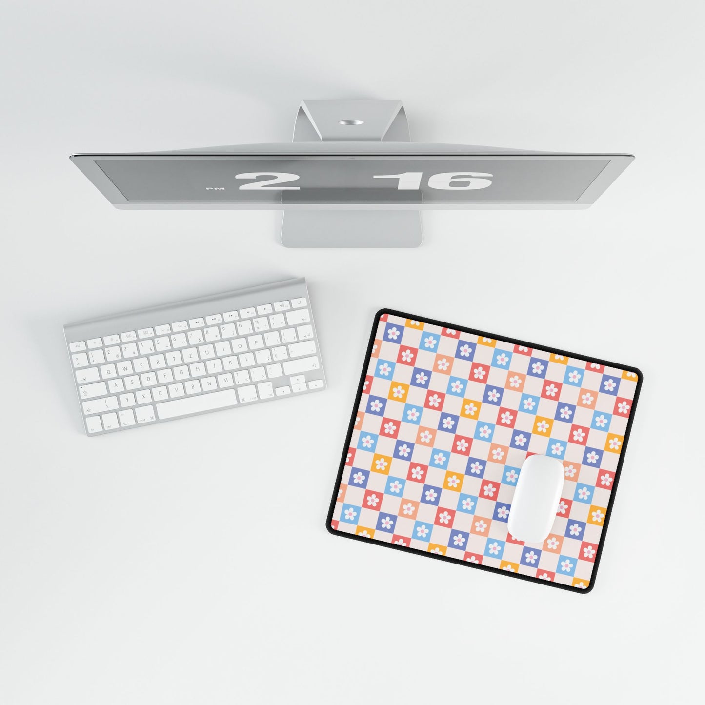 Desk Mats Flower checkers