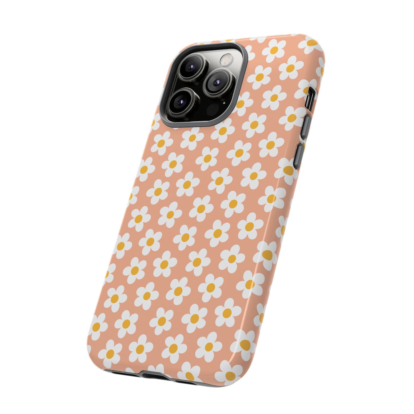 Floral Tough Case for iPhone - Durable Protection with Cute Daisy Design