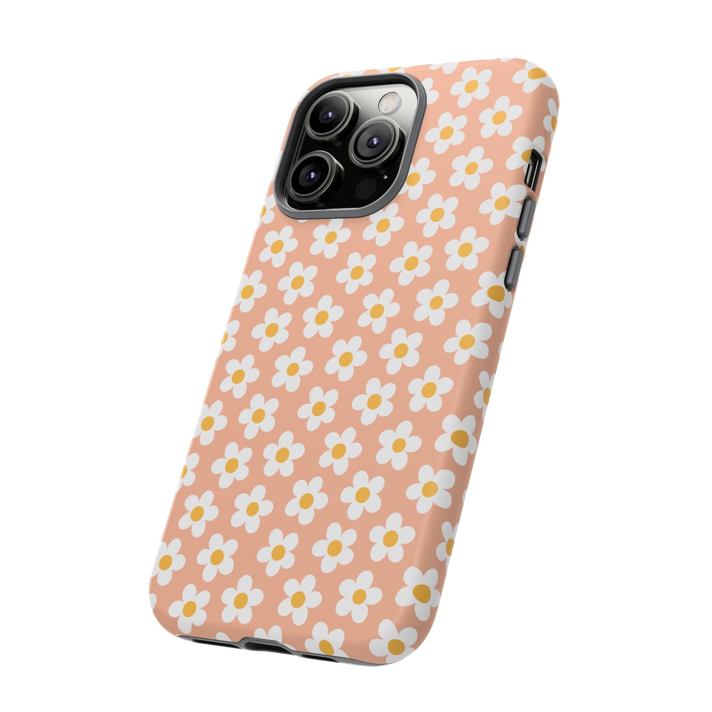 Floral Tough Case for iPhone - Durable Protection with Cute Daisy Design