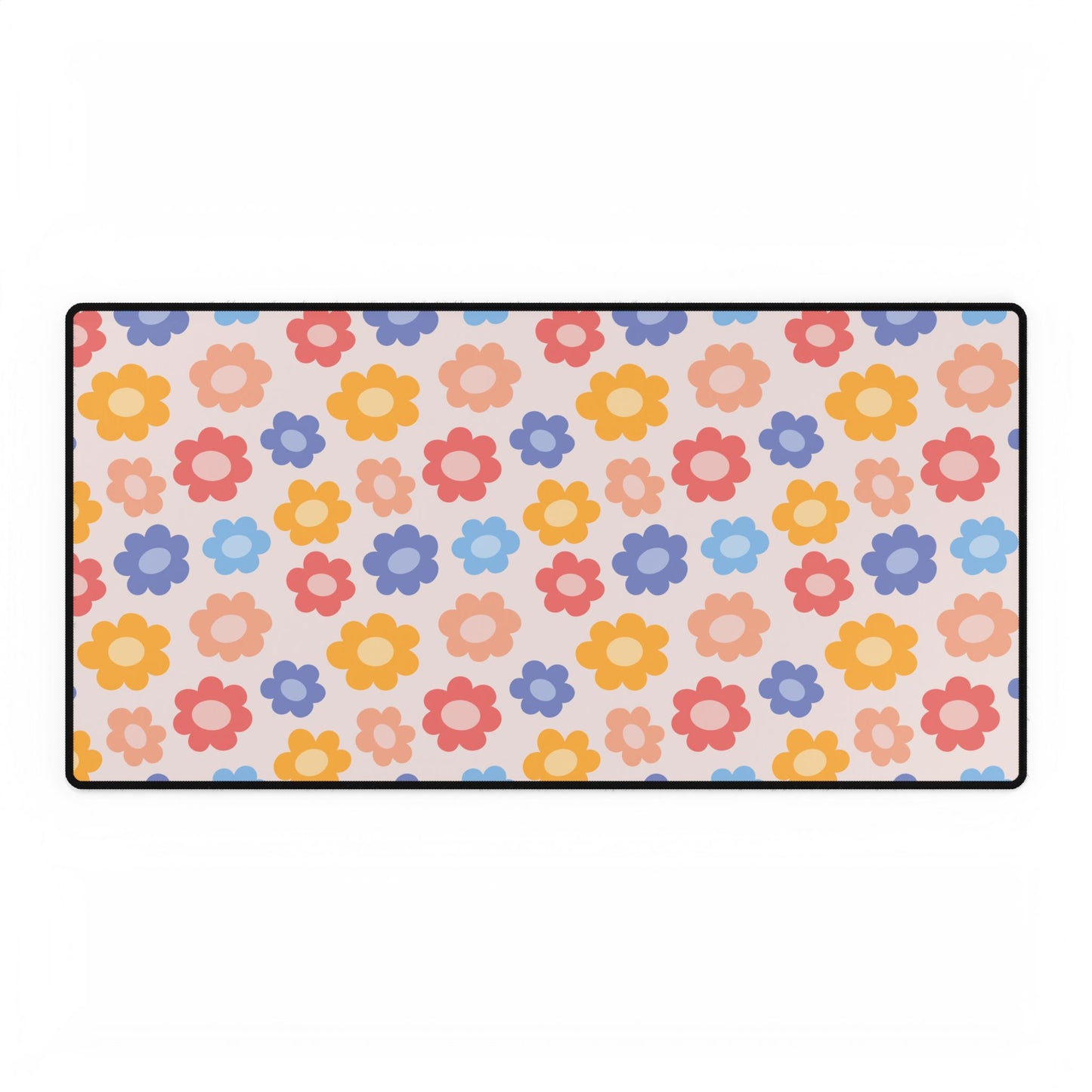 Desk Mats Multi-Colour Flowers