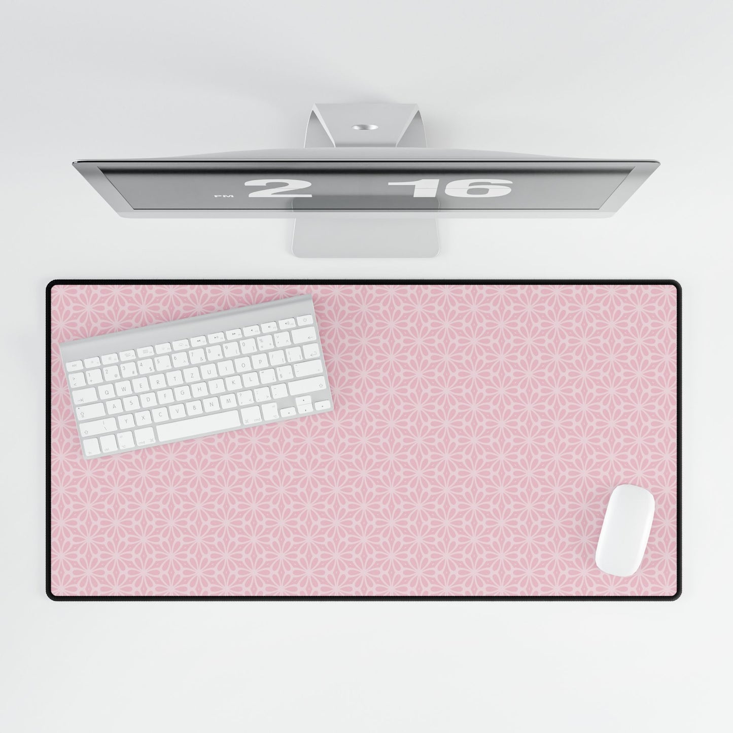 Desk Mats Geometric Pattern-Pink