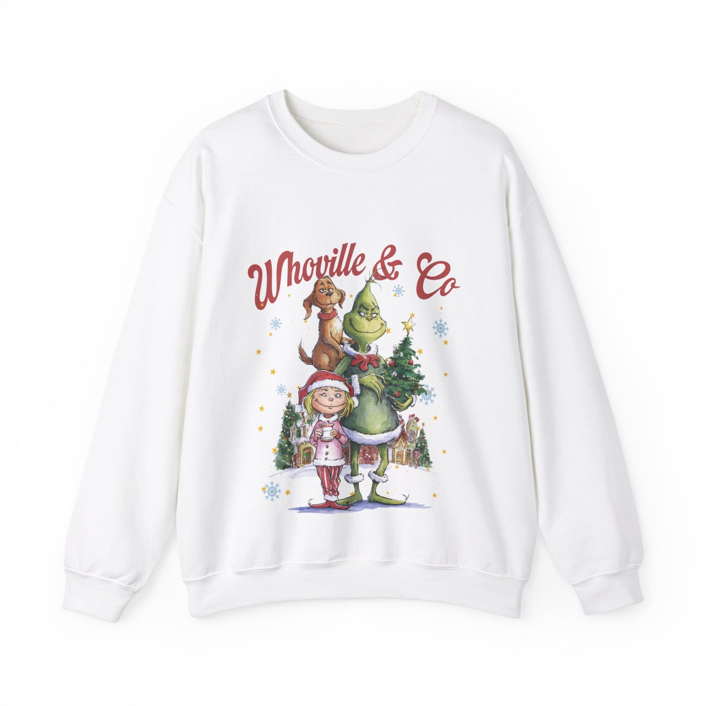 Grinch Whoville Holiday Crewneck Sweatshirt