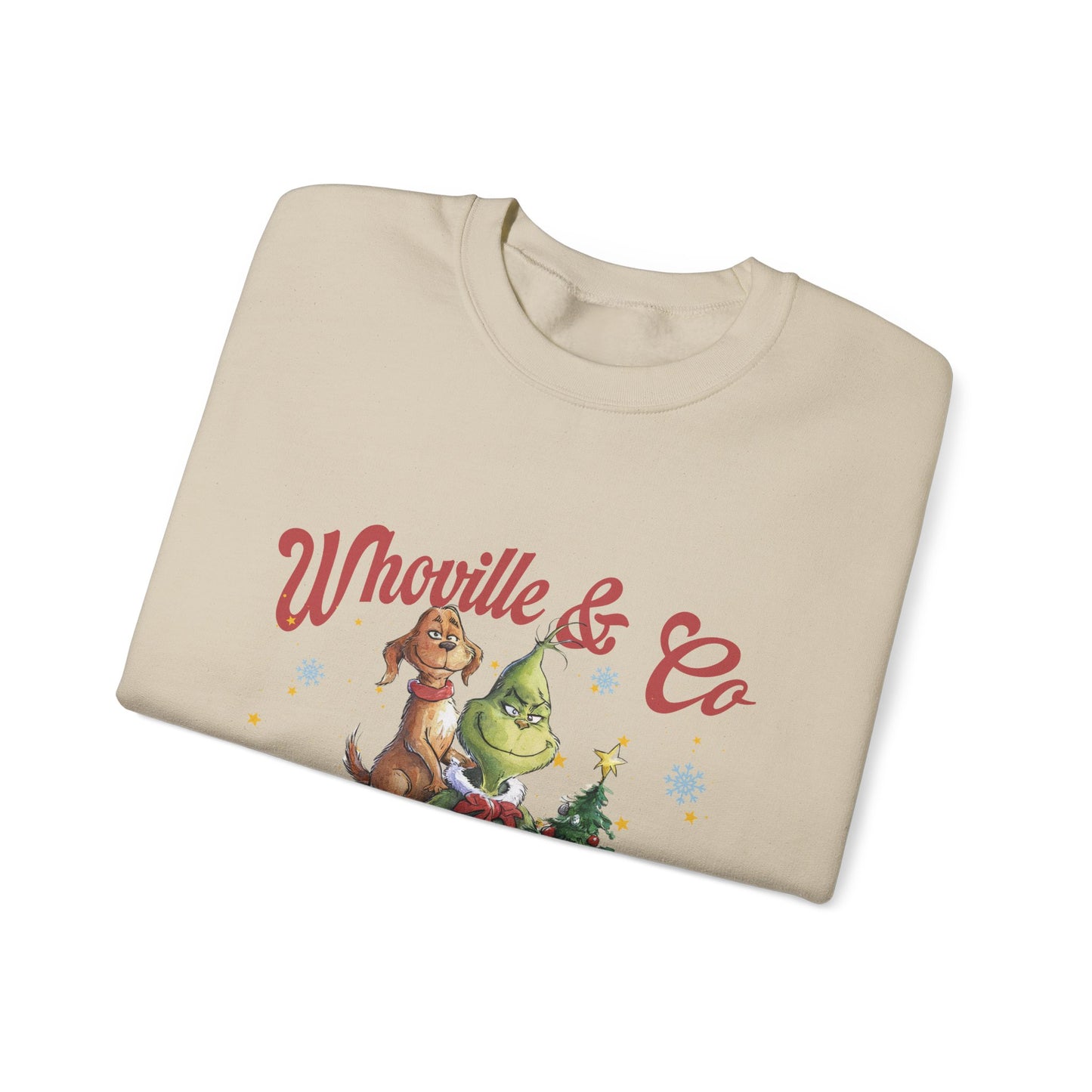 Grinch Whoville Holiday Crewneck Sweatshirt