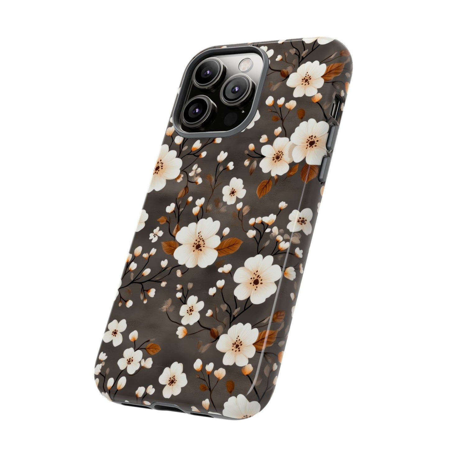 Floral Tough Case for iPhone - Elegant Flower Design Phone Cover