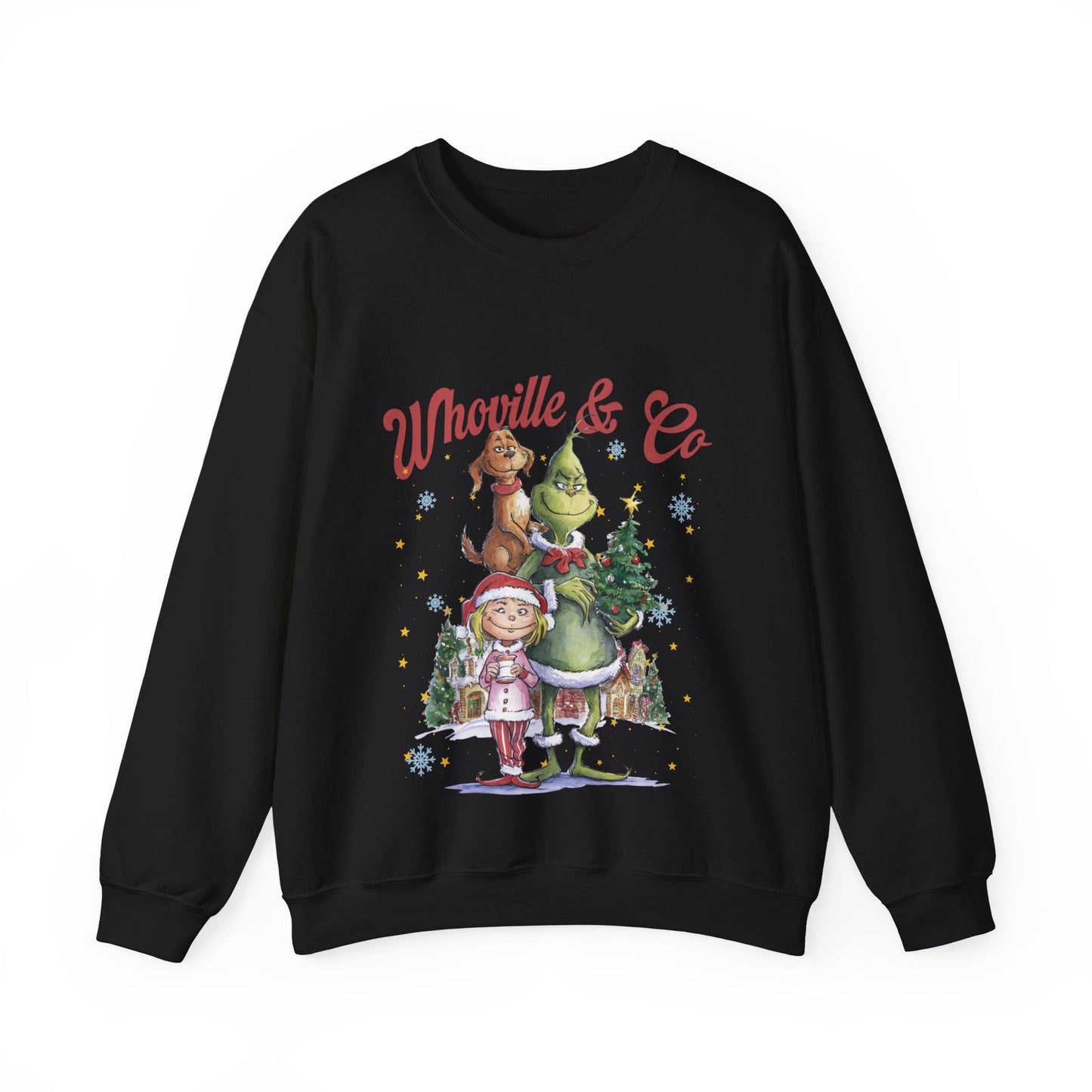 Grinch Whoville Holiday Crewneck Sweatshirt