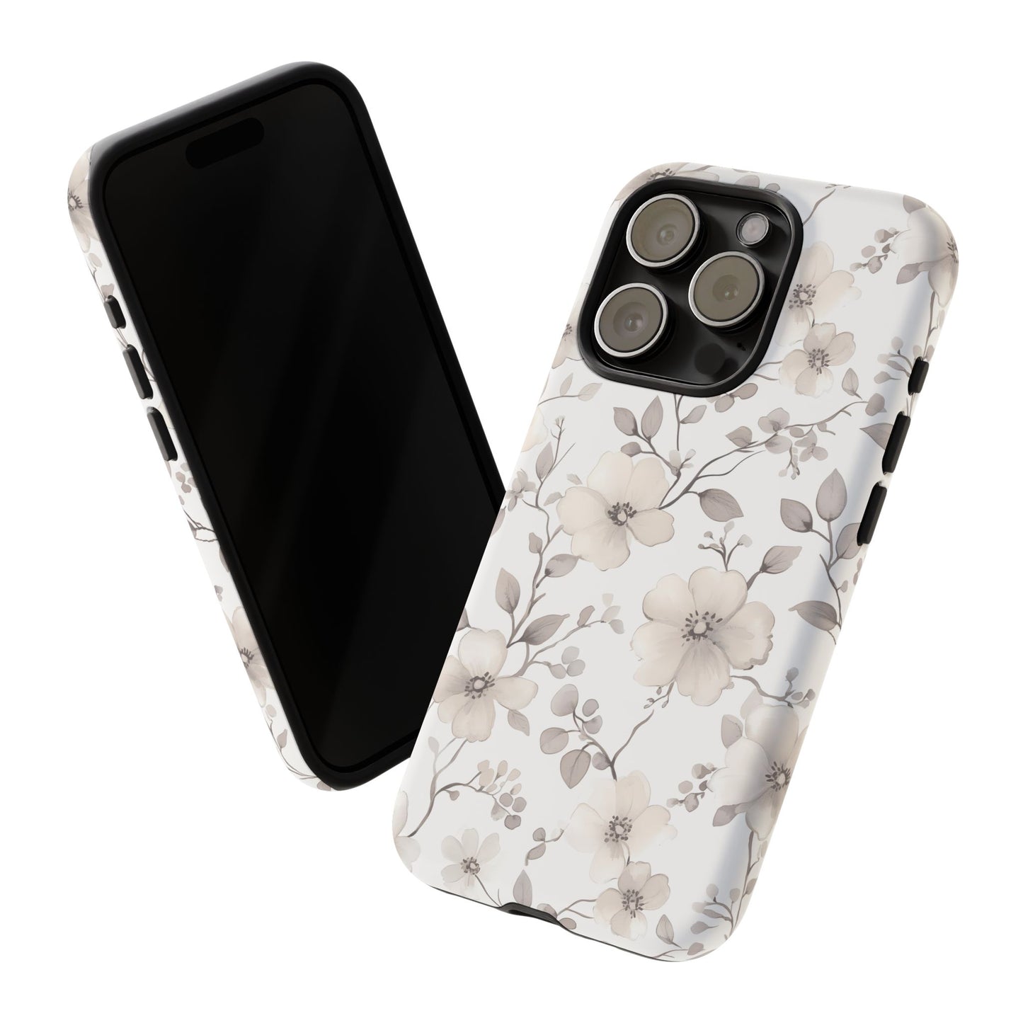 Elegant Floral Phone Case - Tough & Stylish Protection