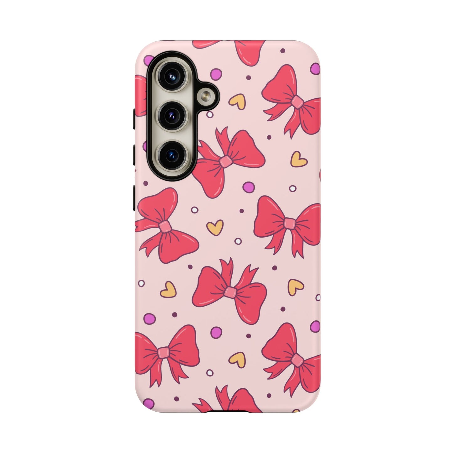 Cute Bow Pattern Phone Case - Tough Cases for Stylish Protection