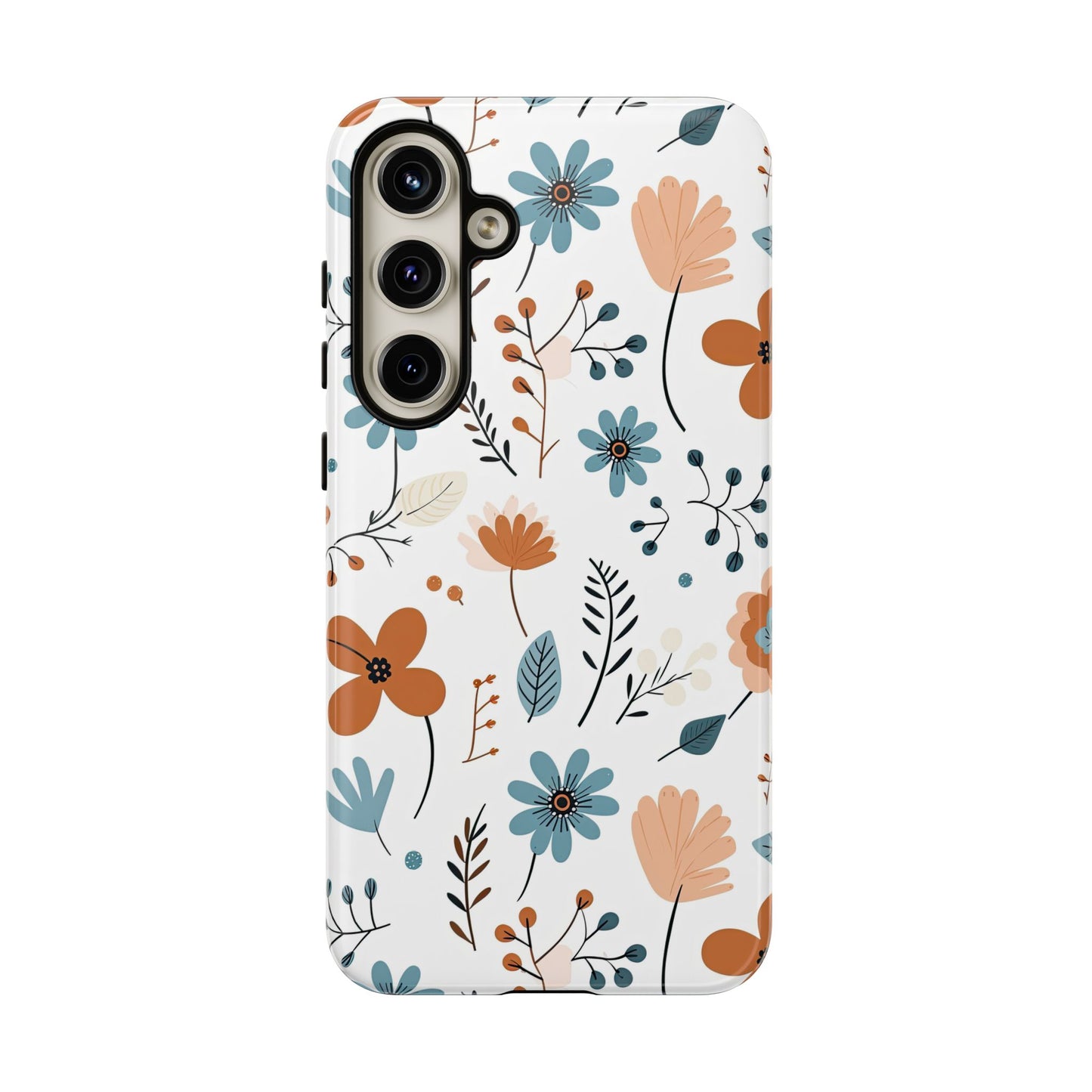 Floral Tough Phone Case - Vibrant Design for Nature Lovers