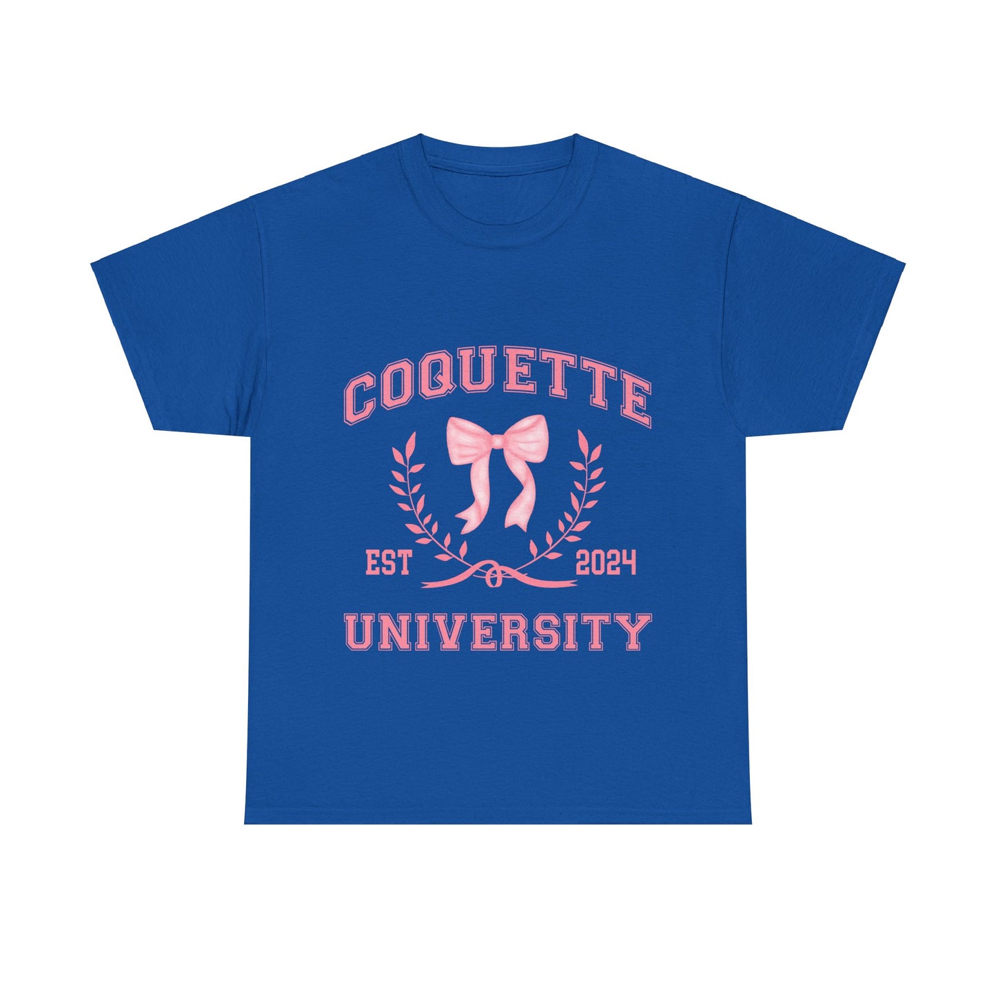 Coquette University Heavy Cotton Tee - Stylish College Shirt for Students