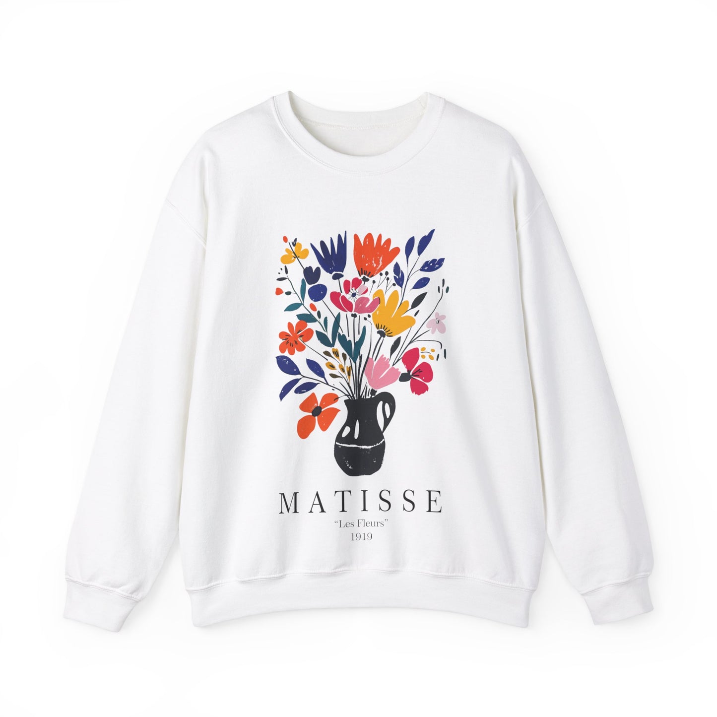 Artistic Floral Sweatshirt – Unisex Heavy Blend™ Crewneck