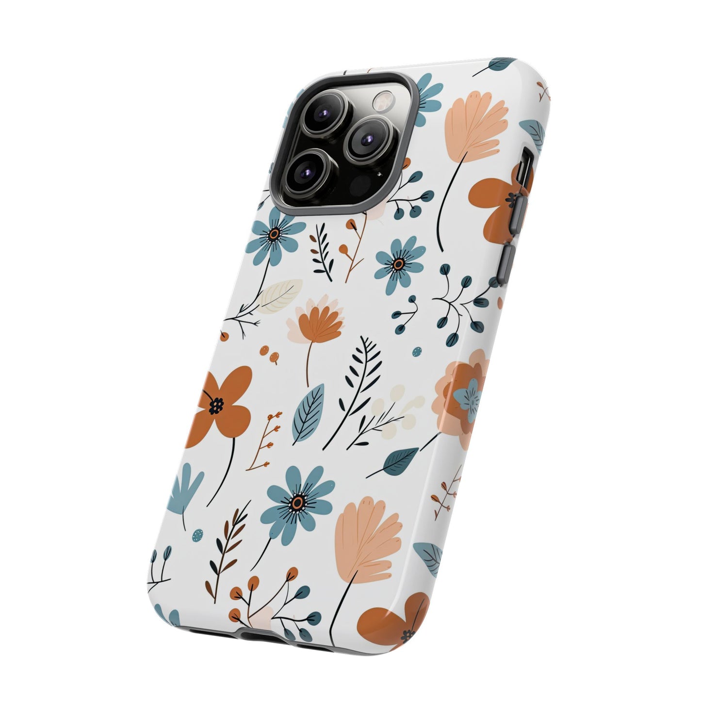 Floral Tough Phone Case - Vibrant Design for Nature Lovers