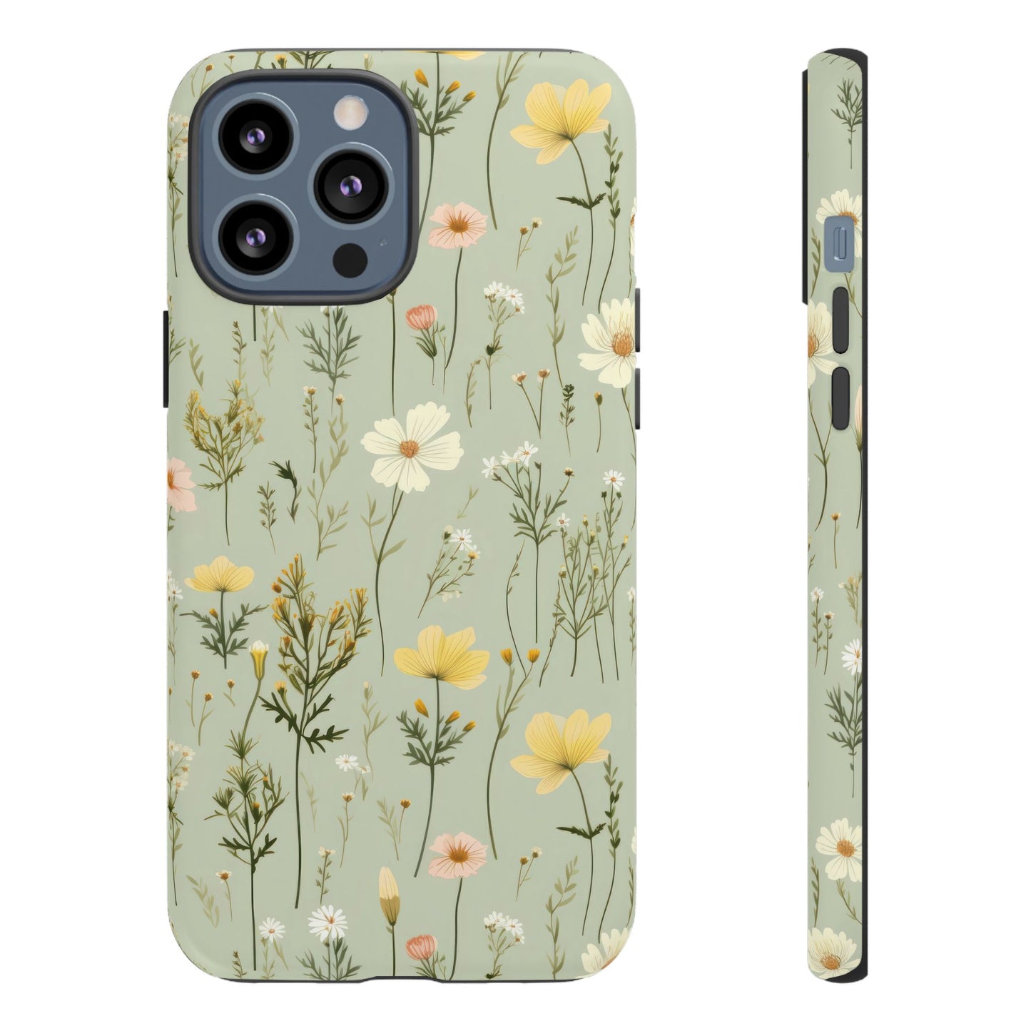 Floral Tough Phone Case - Stylish and Durable for Nature Lovers