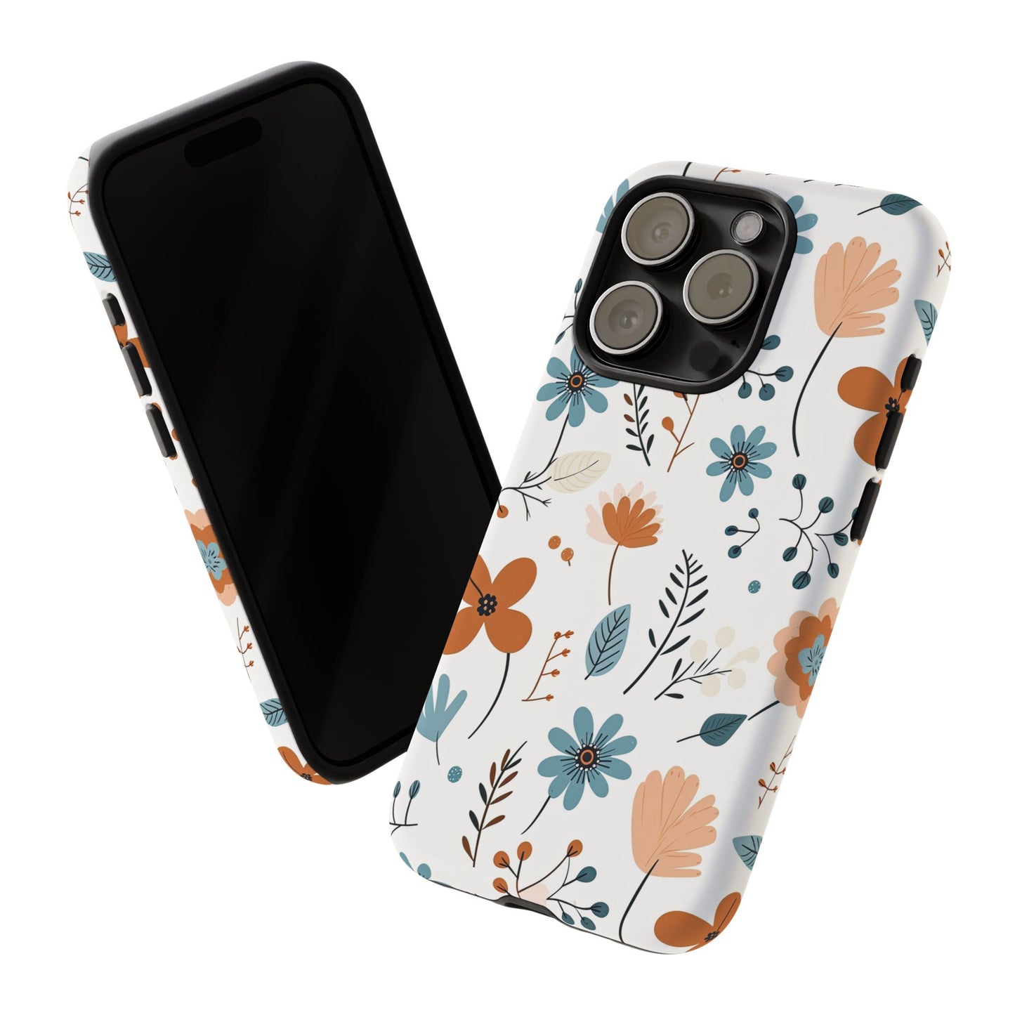 Floral Tough Phone Case - Vibrant Design for Nature Lovers