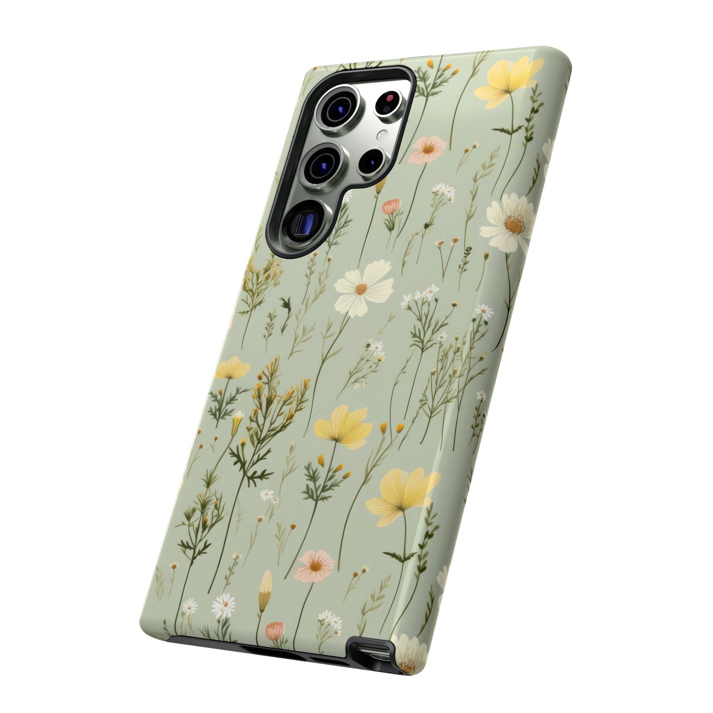 Floral Tough Phone Case - Stylish and Durable for Nature Lovers