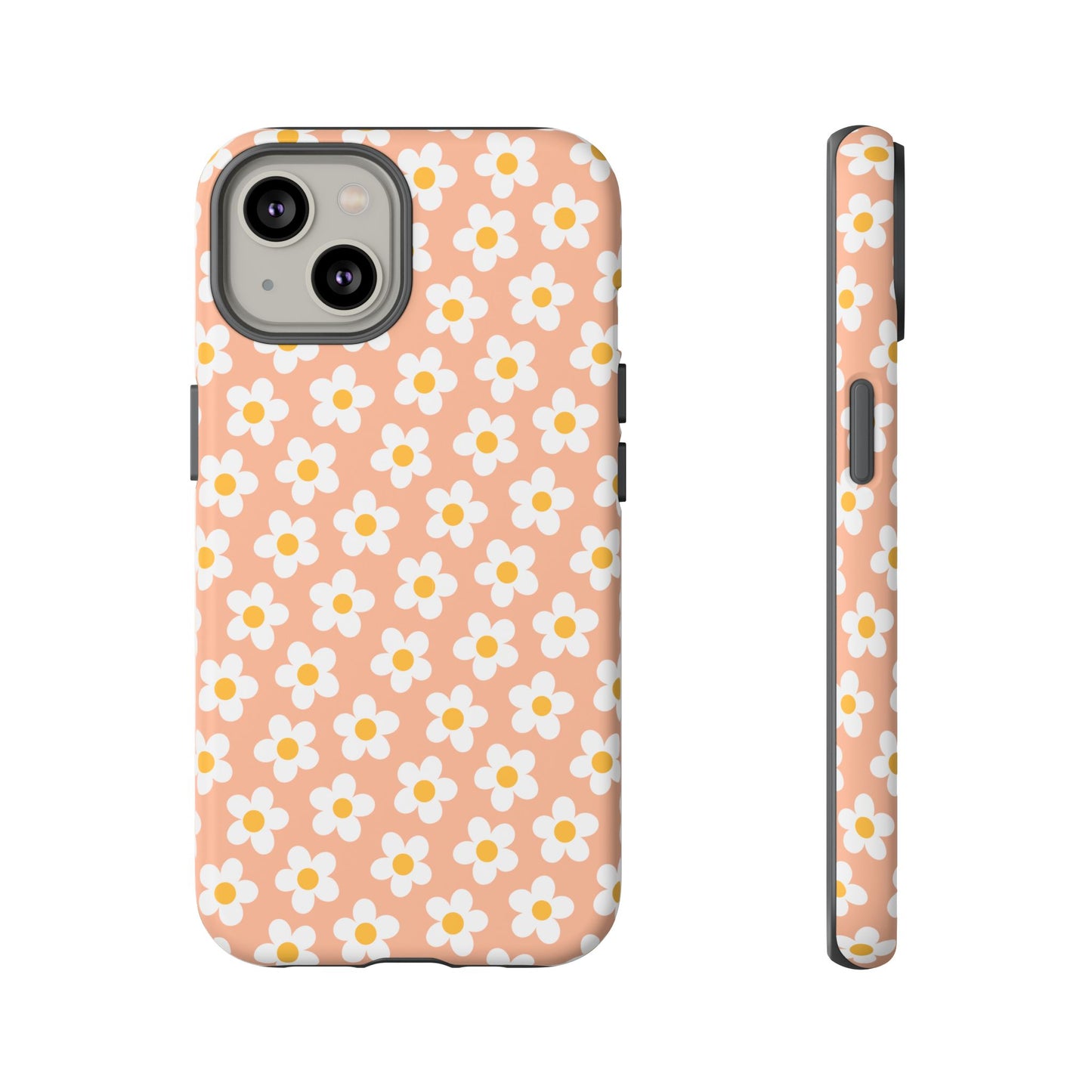 Floral Tough Case for iPhone - Durable Protection with Cute Daisy Design