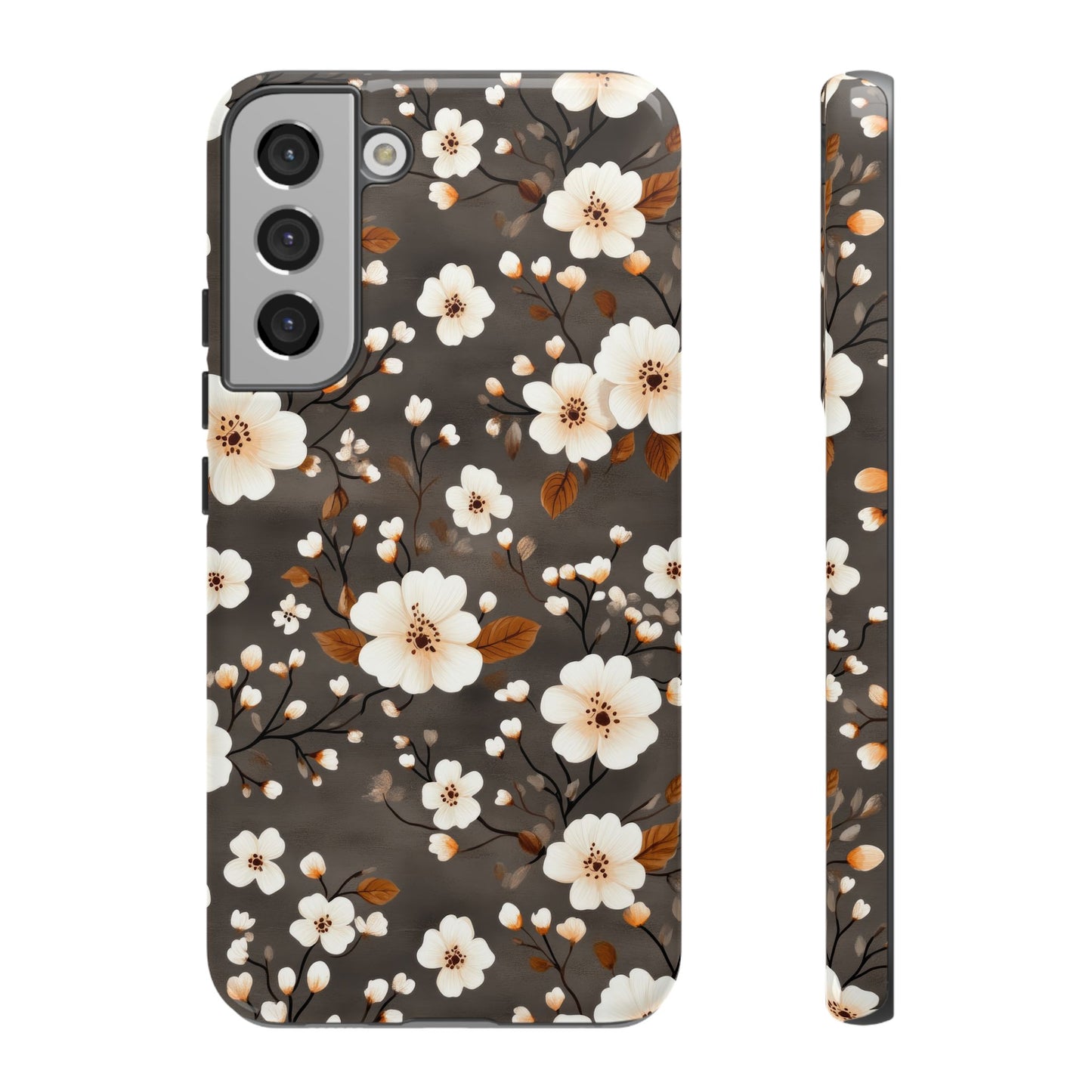 Floral Tough Case for iPhone - Elegant Flower Design Phone Cover