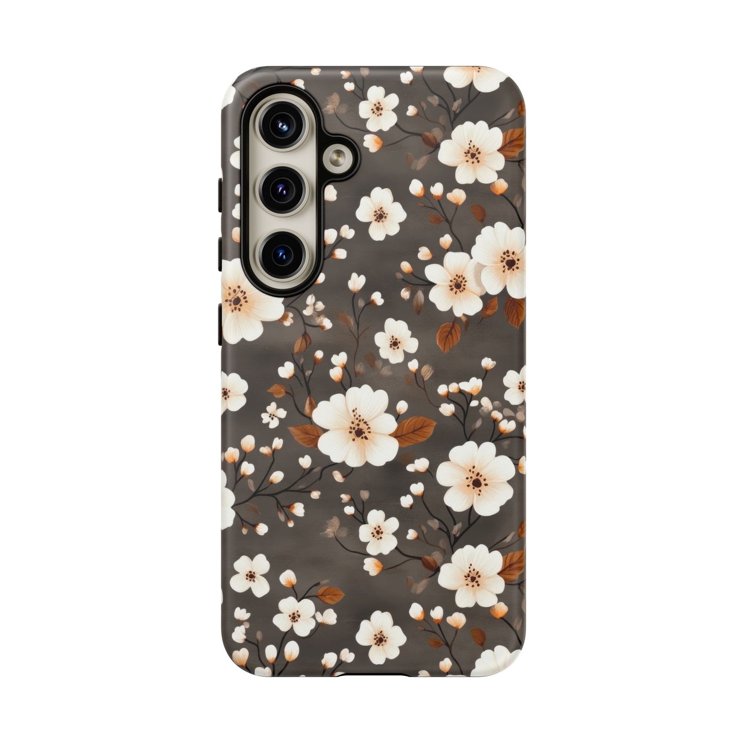 Floral Tough Case for iPhone - Elegant Flower Design Phone Cover