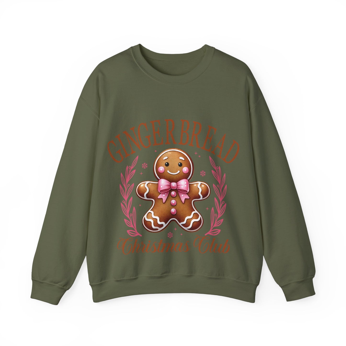 Gingerbread Christmas Club Sweatshirt - Cozy Holiday Apparel