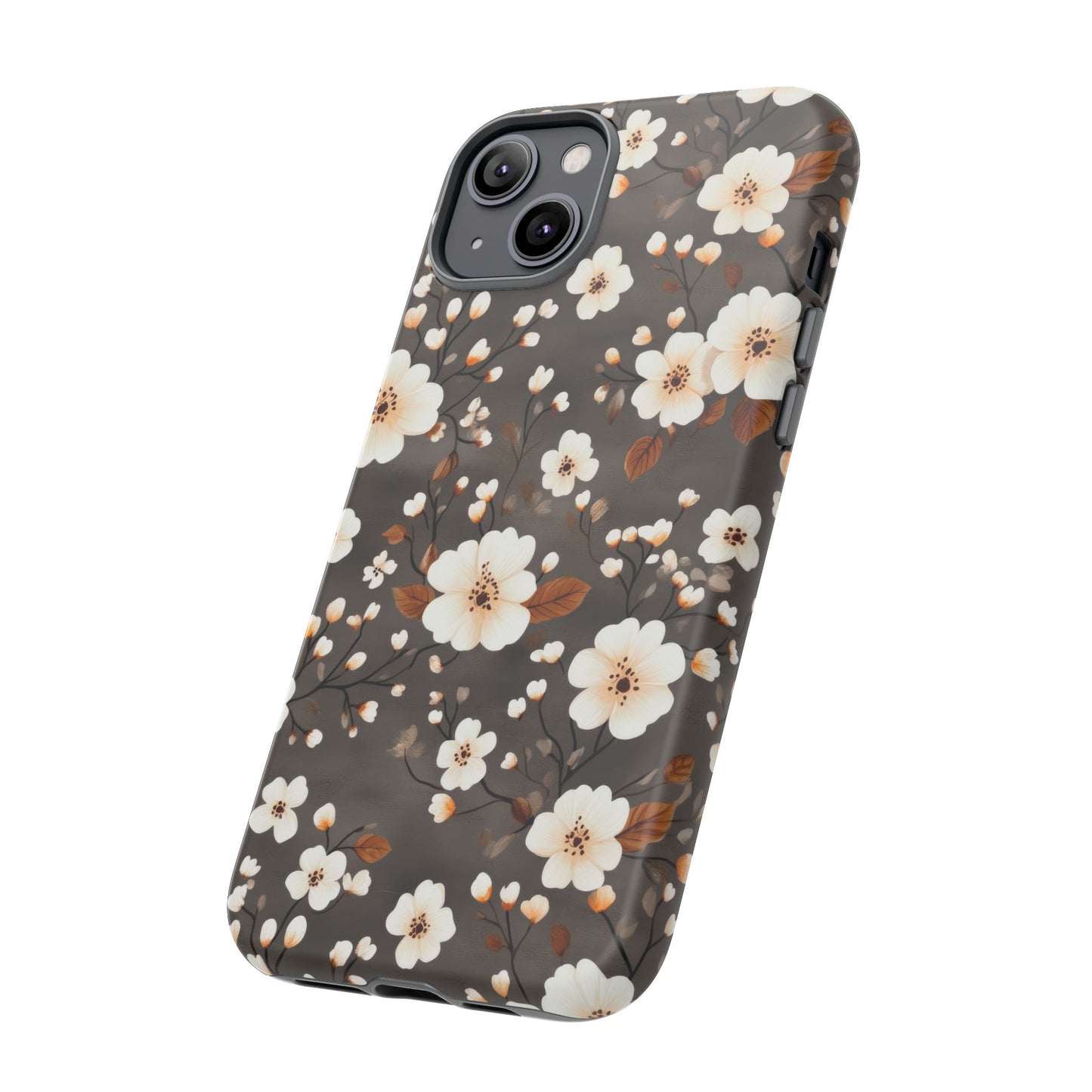 Floral Tough Case for iPhone - Elegant Flower Design Phone Cover