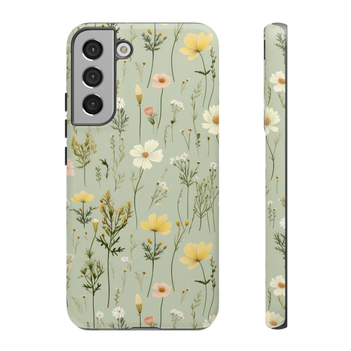 Floral Tough Phone Case - Stylish and Durable for Nature Lovers