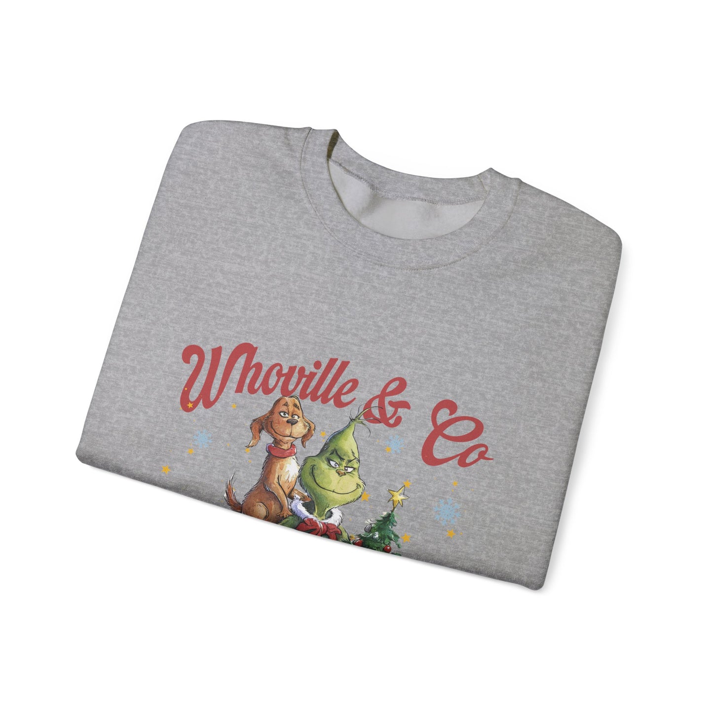 Grinch Whoville Holiday Crewneck Sweatshirt