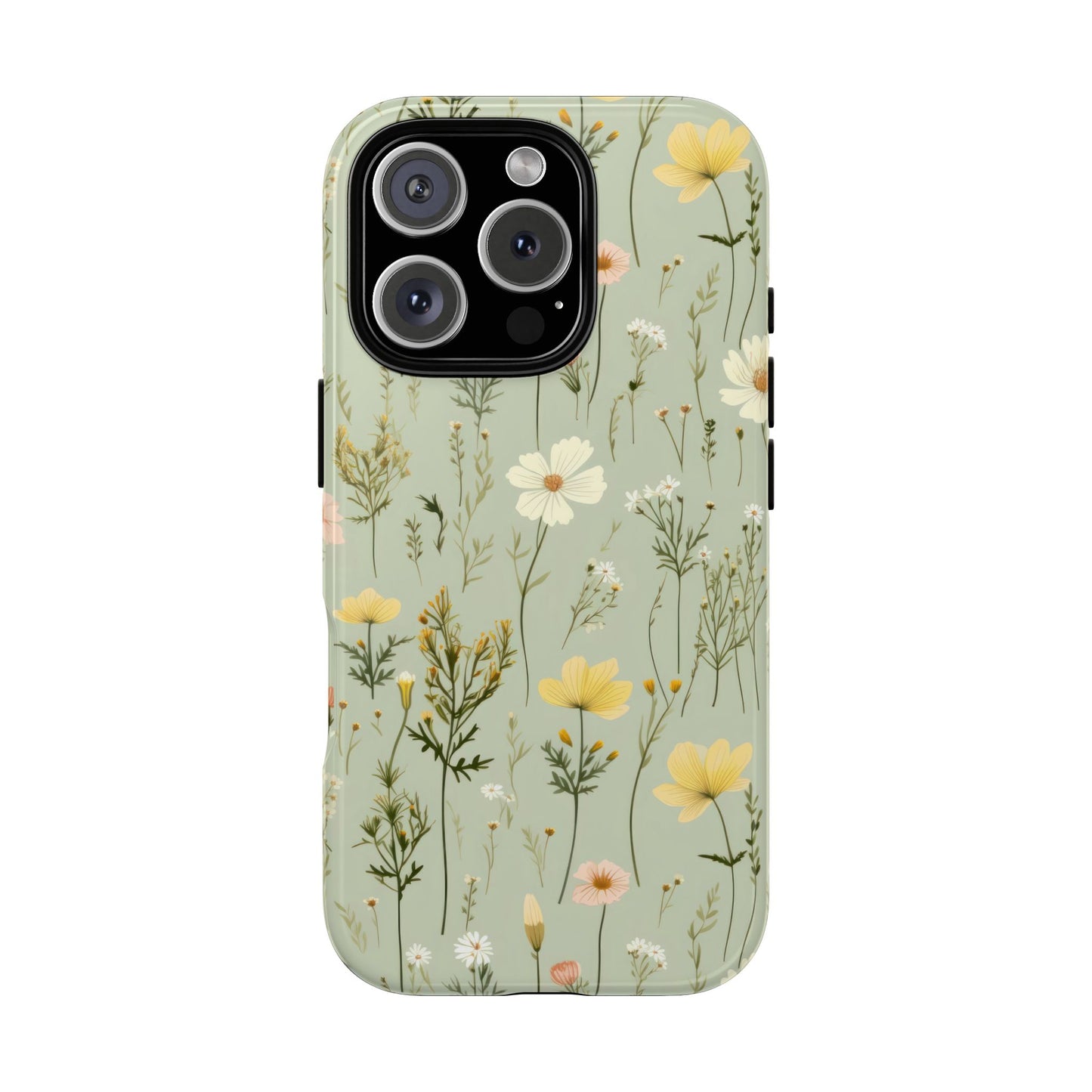 Floral Tough Phone Case - Stylish and Durable for Nature Lovers