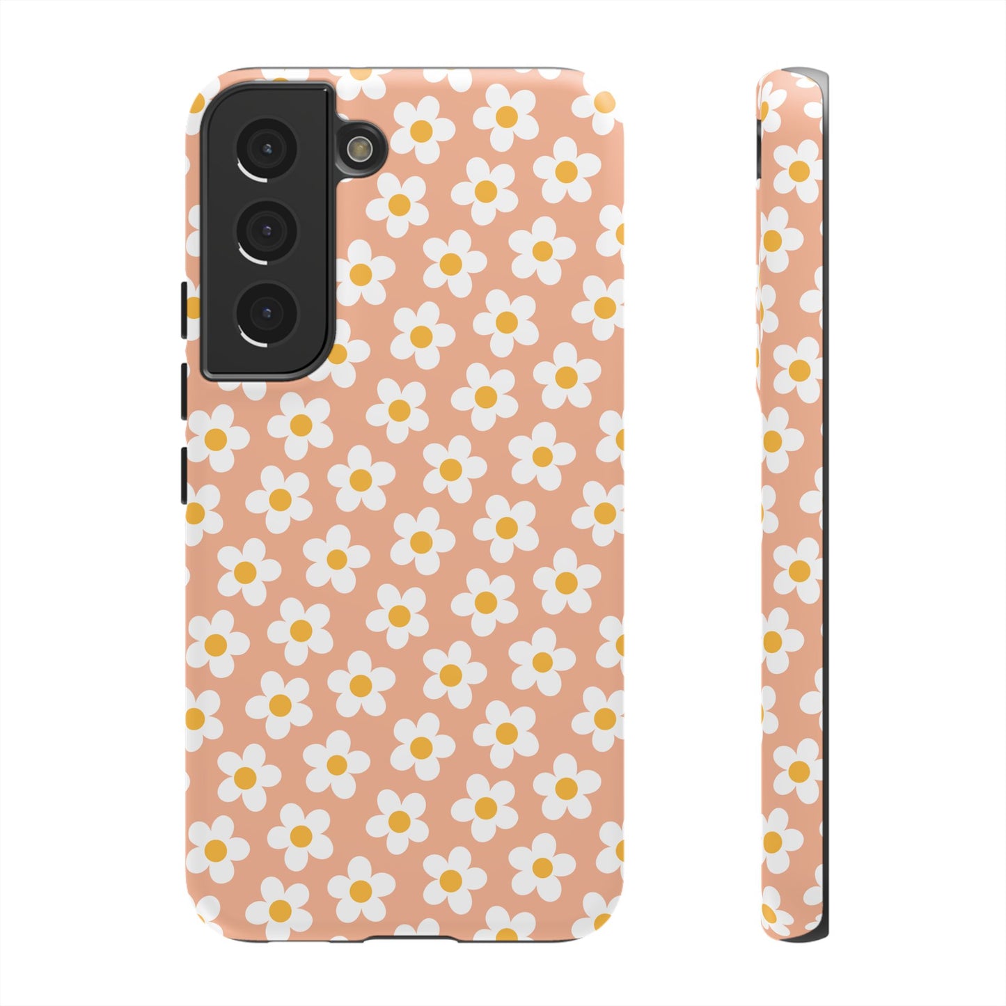 Floral Tough Case for iPhone - Durable Protection with Cute Daisy Design