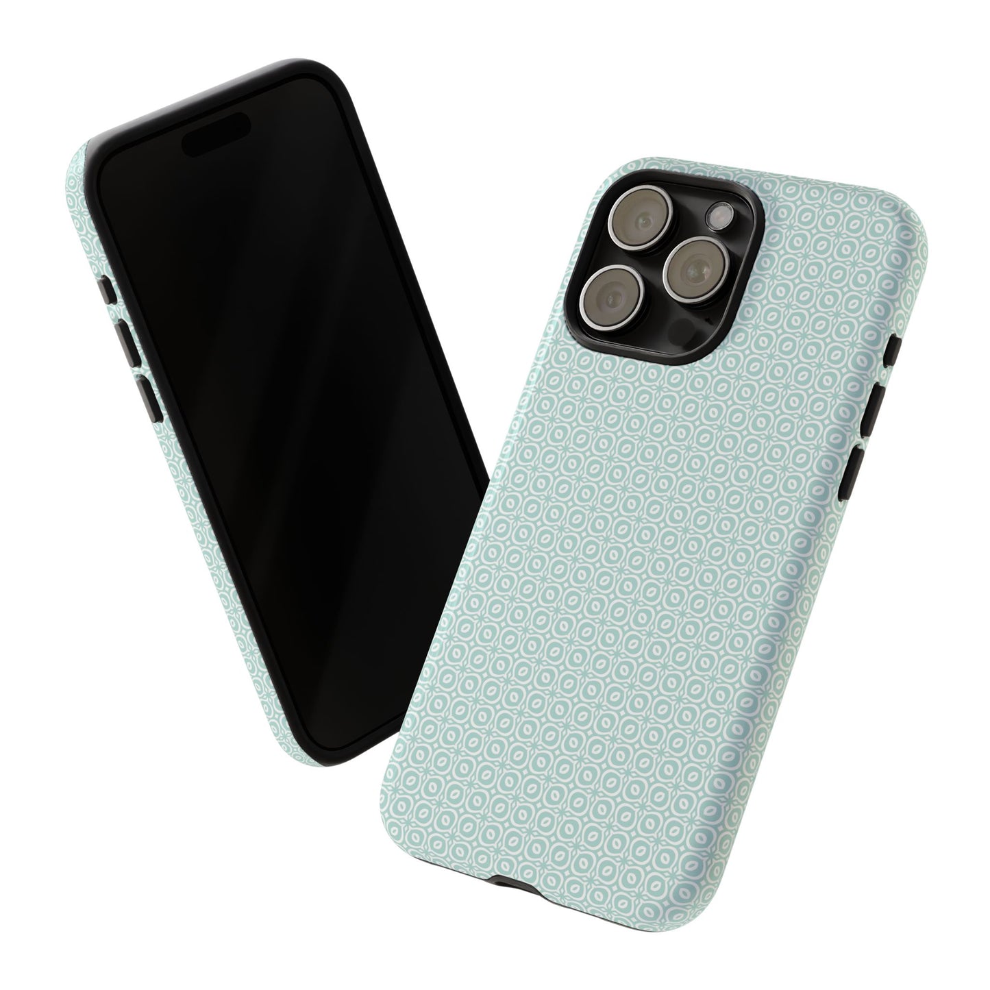 Stylish Tough Phone Case with Geometric Pattern