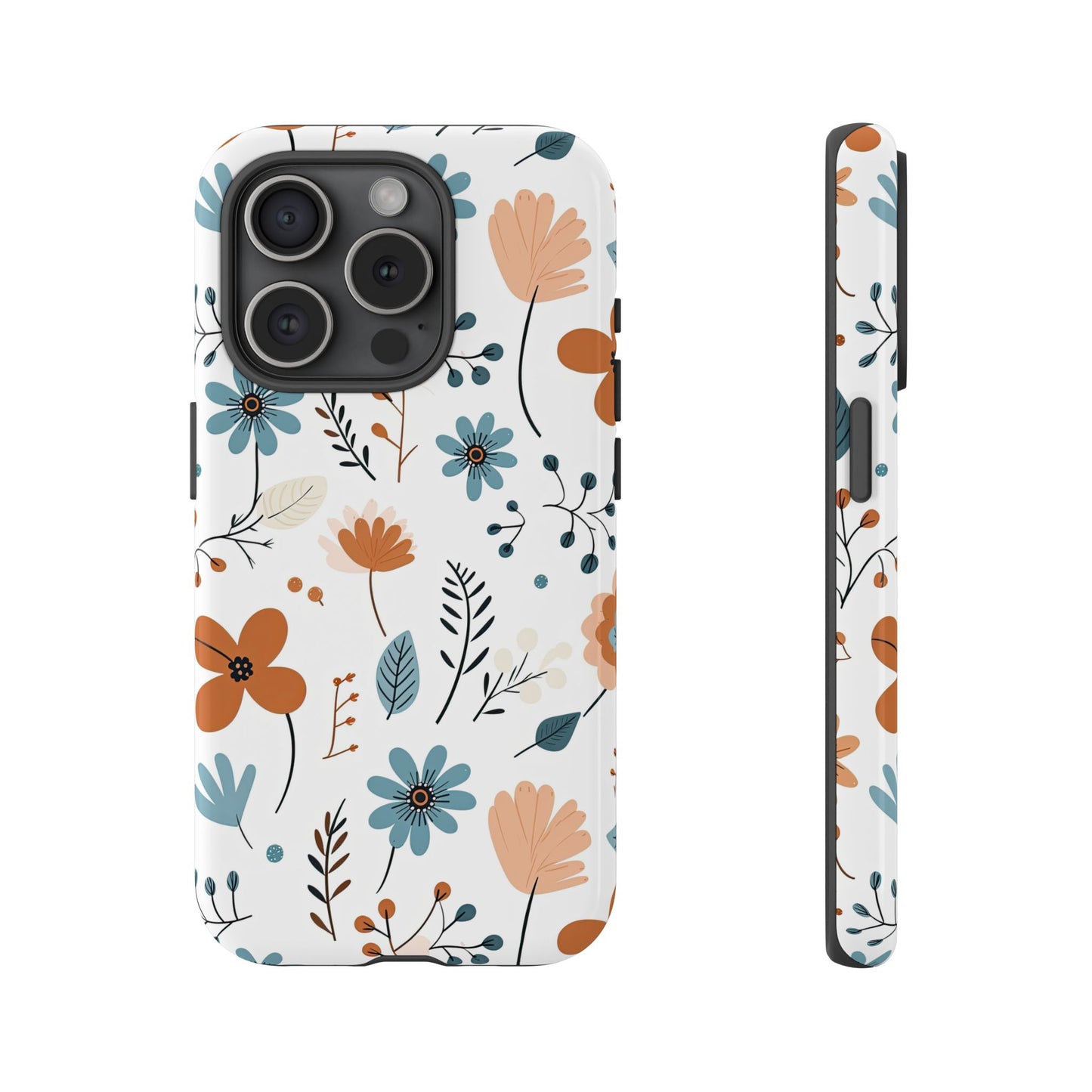 Floral Tough Phone Case - Vibrant Design for Nature Lovers