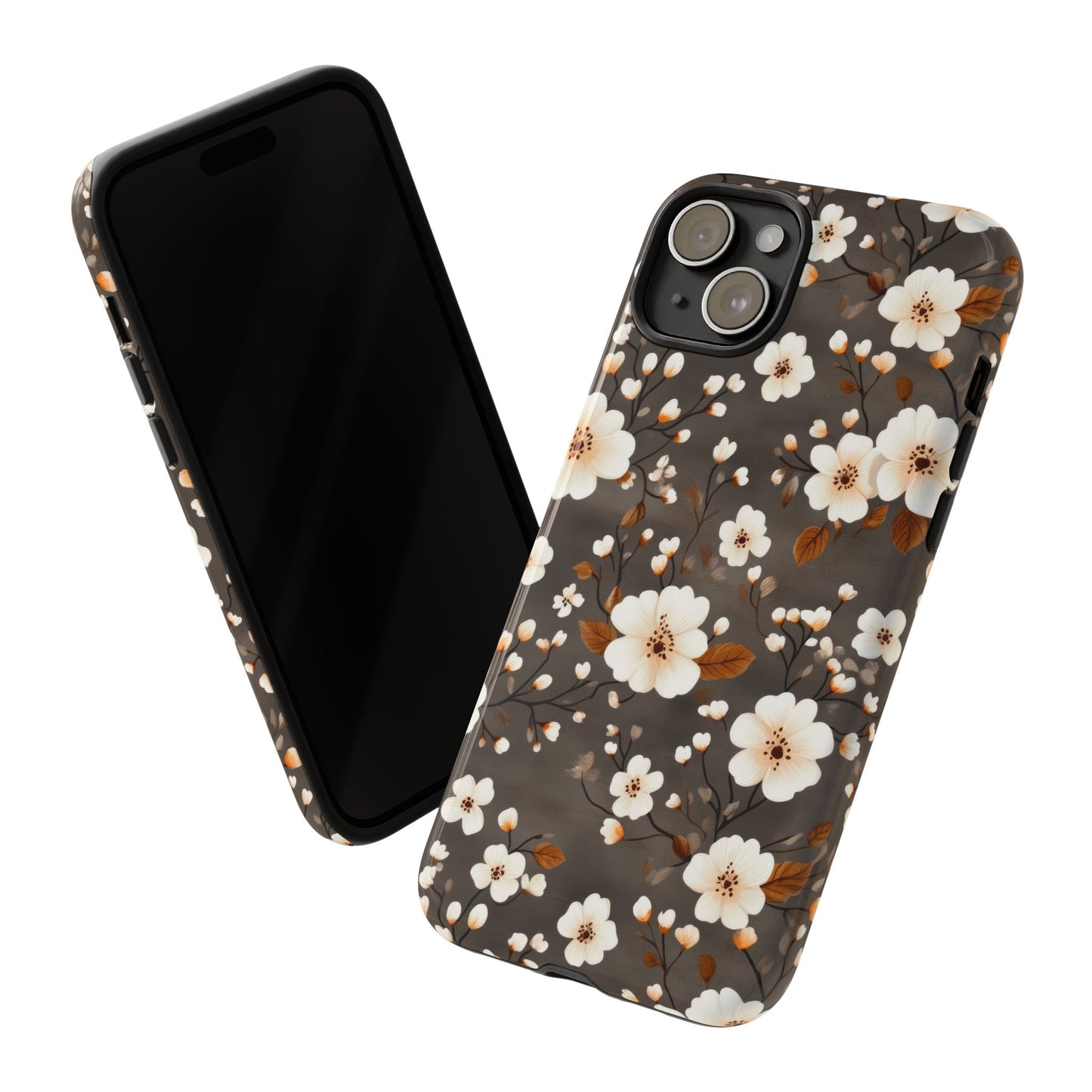 Floral Tough Case for iPhone - Elegant Flower Design Phone Cover