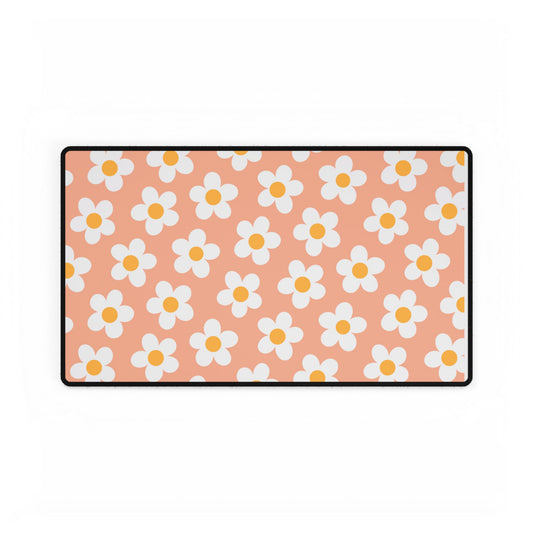 Desk Mats Floral Peach