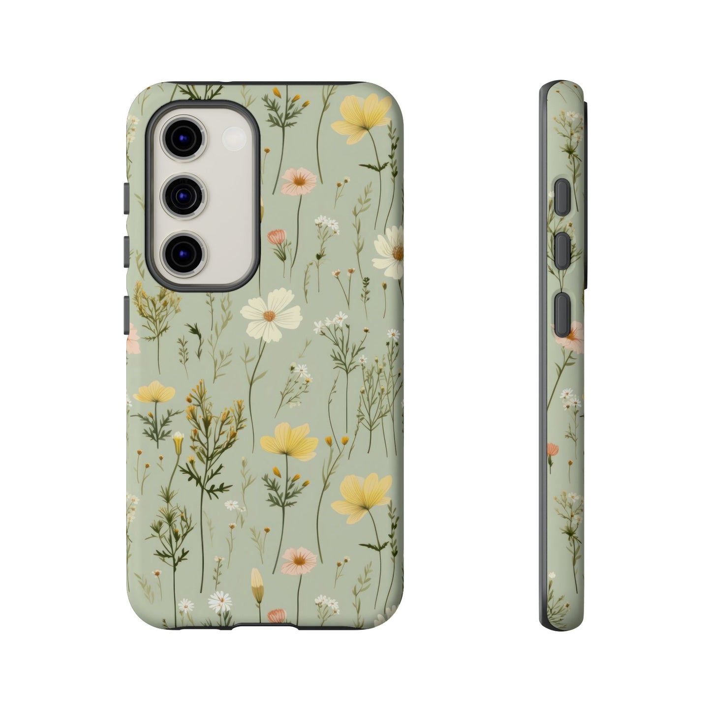 Floral Tough Phone Case - Stylish and Durable for Nature Lovers