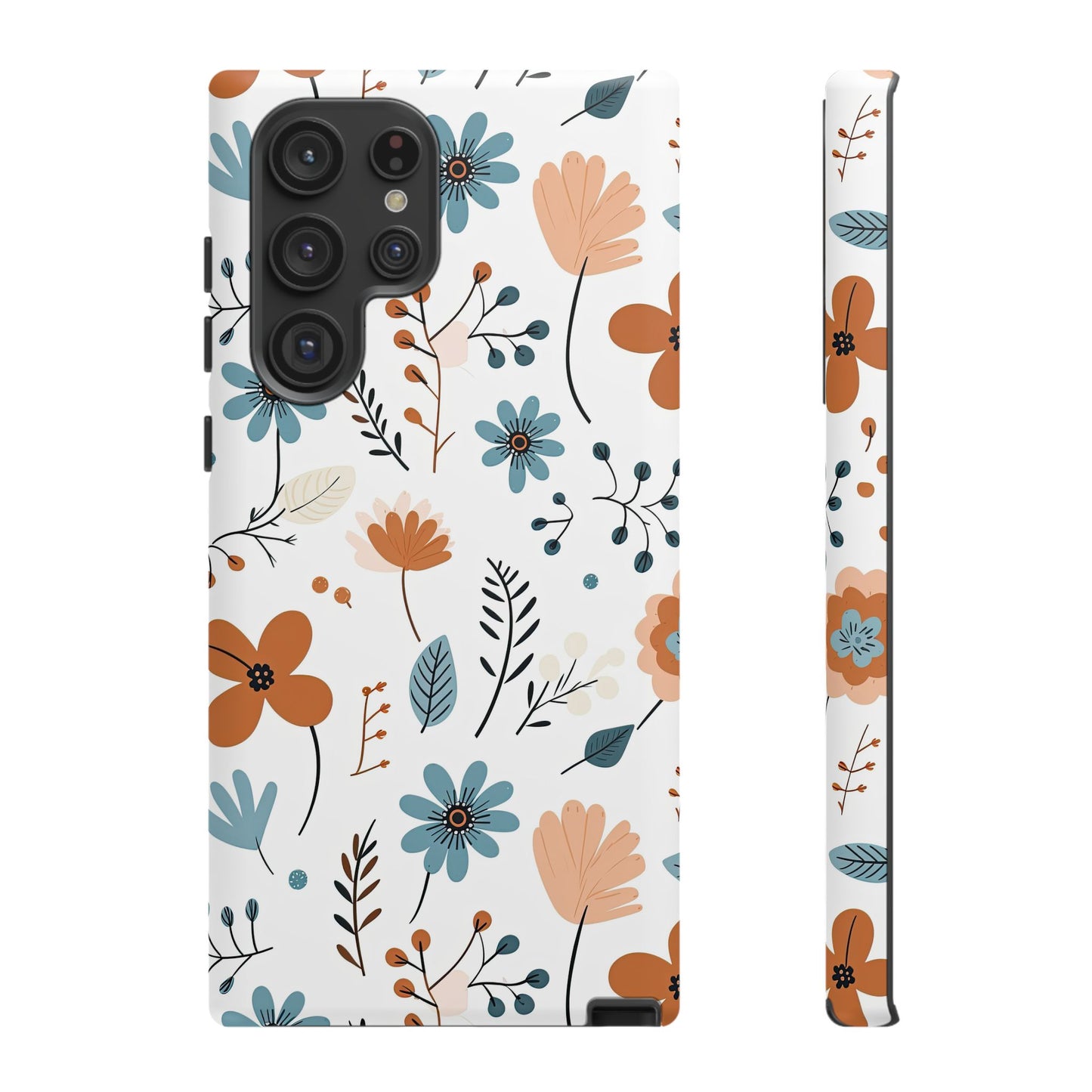 Floral Tough Phone Case - Vibrant Design for Nature Lovers