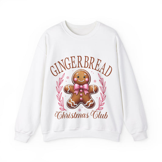 Gingerbread Christmas Club Sweatshirt - Cozy Holiday Apparel