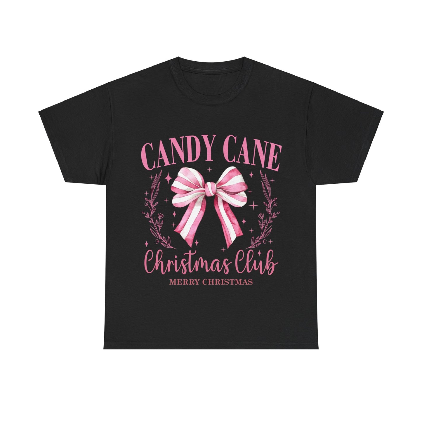 Unisex Heavy Cotton Tee - Candy Cane Christmas Club Shirt