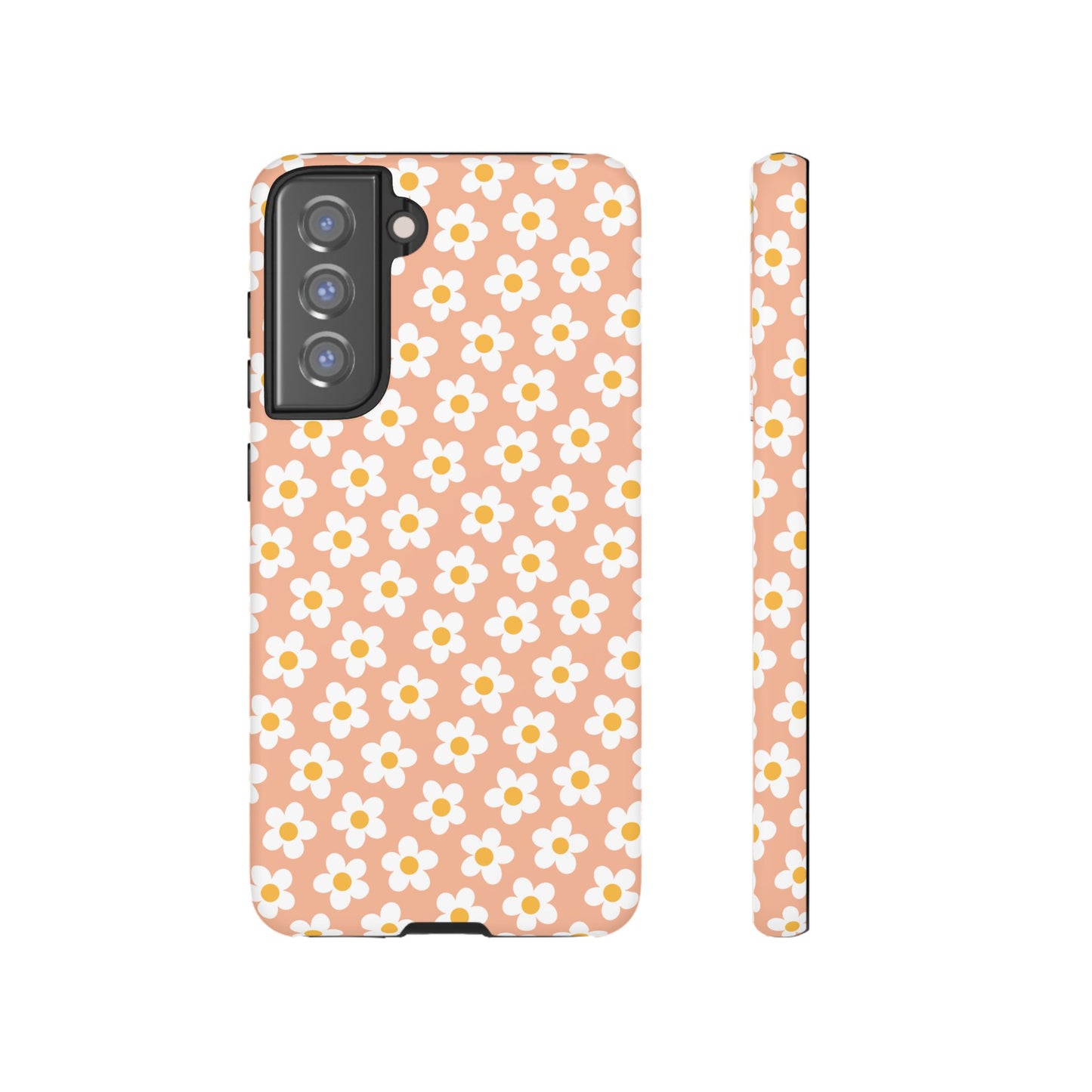 Floral Tough Case for iPhone - Durable Protection with Cute Daisy Design