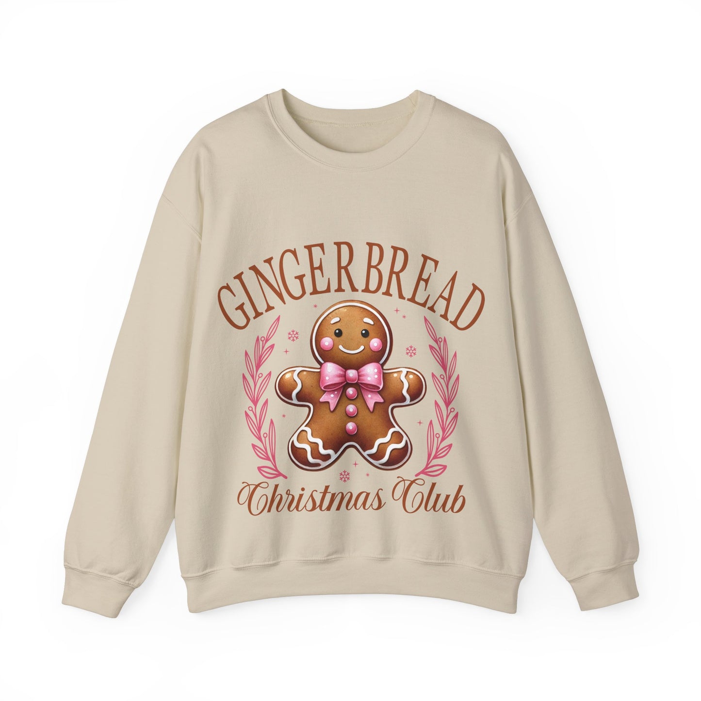 Gingerbread Christmas Club Sweatshirt - Cozy Holiday Apparel