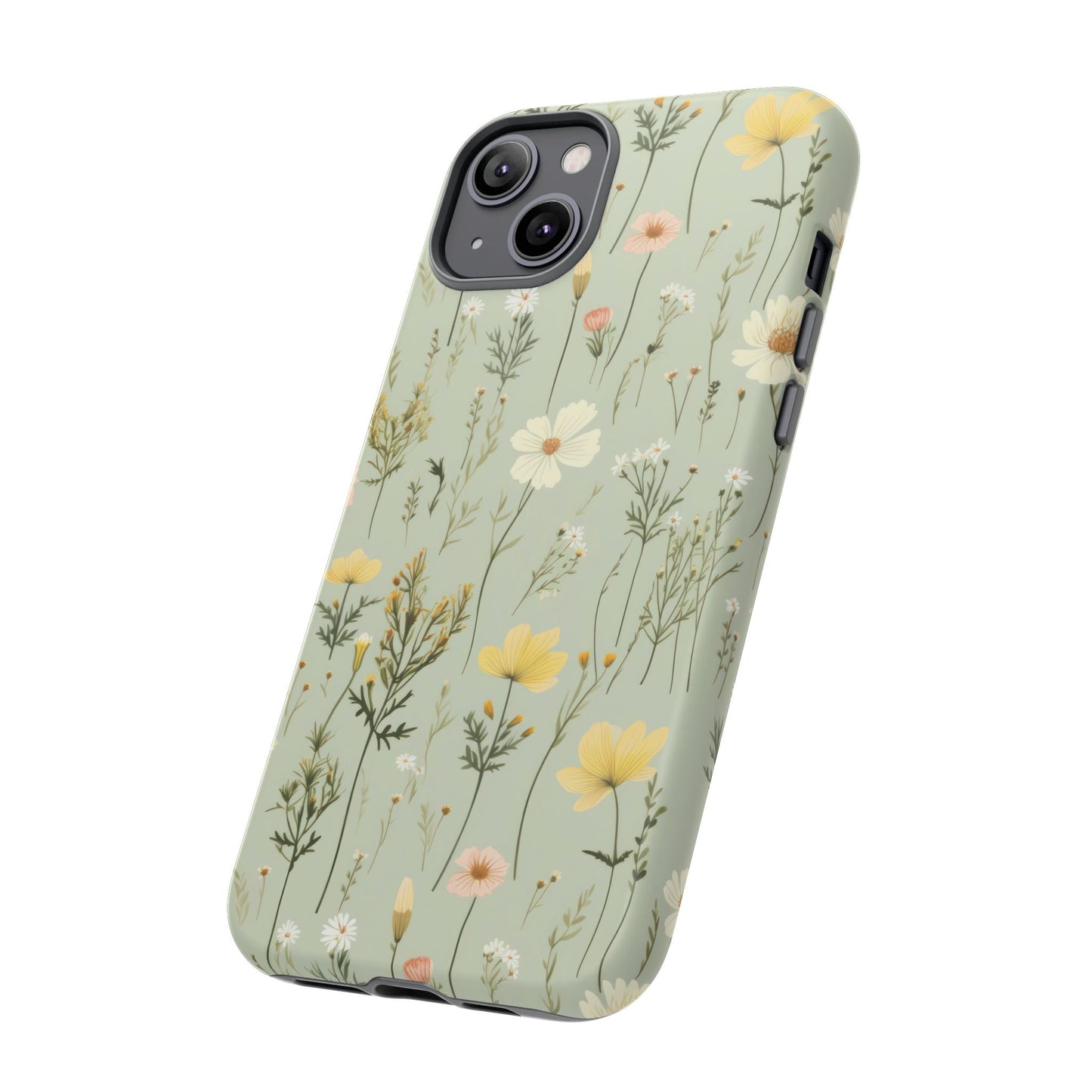 Floral Tough Phone Case - Stylish and Durable for Nature Lovers