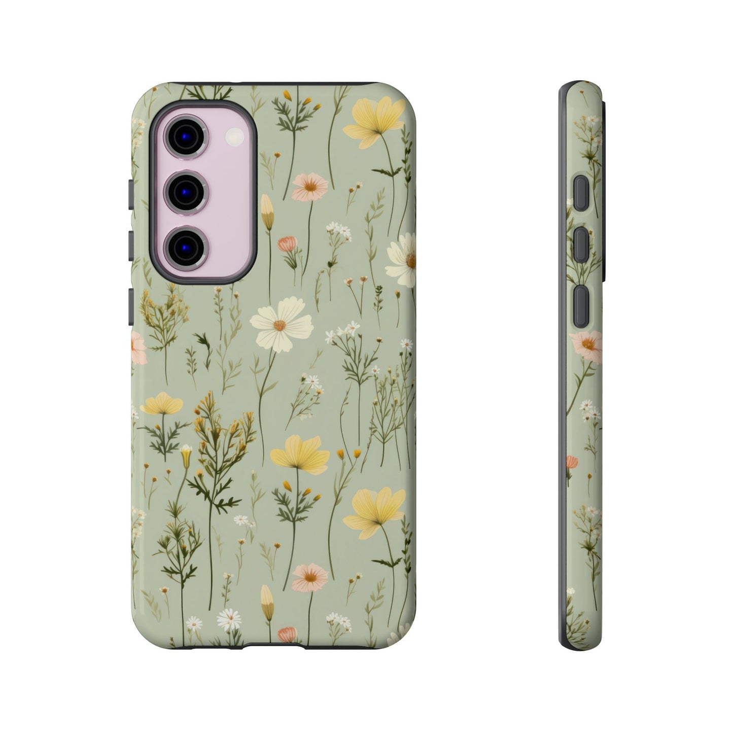 Floral Tough Phone Case - Stylish and Durable for Nature Lovers