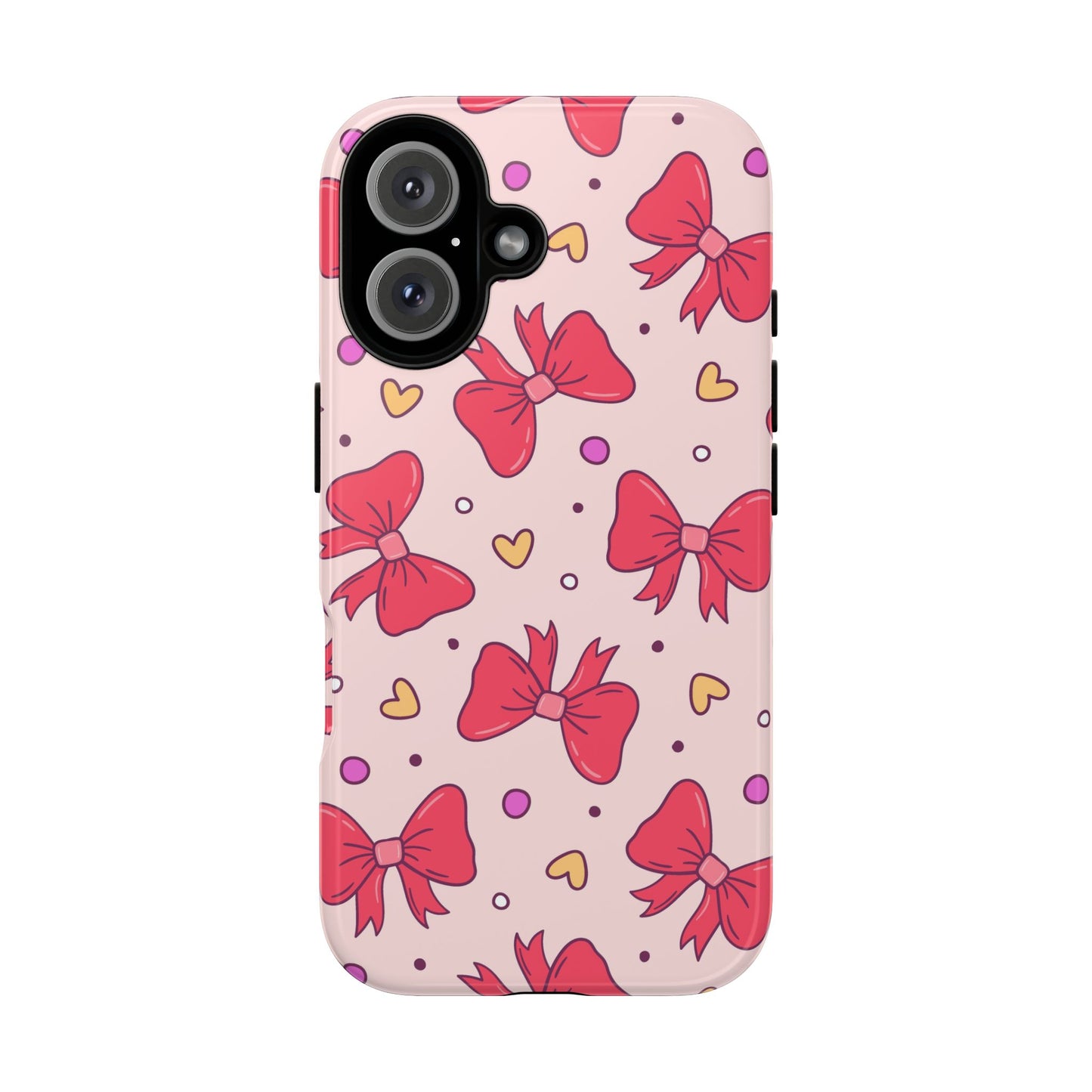 Cute Bow Pattern Phone Case - Tough Cases for Stylish Protection