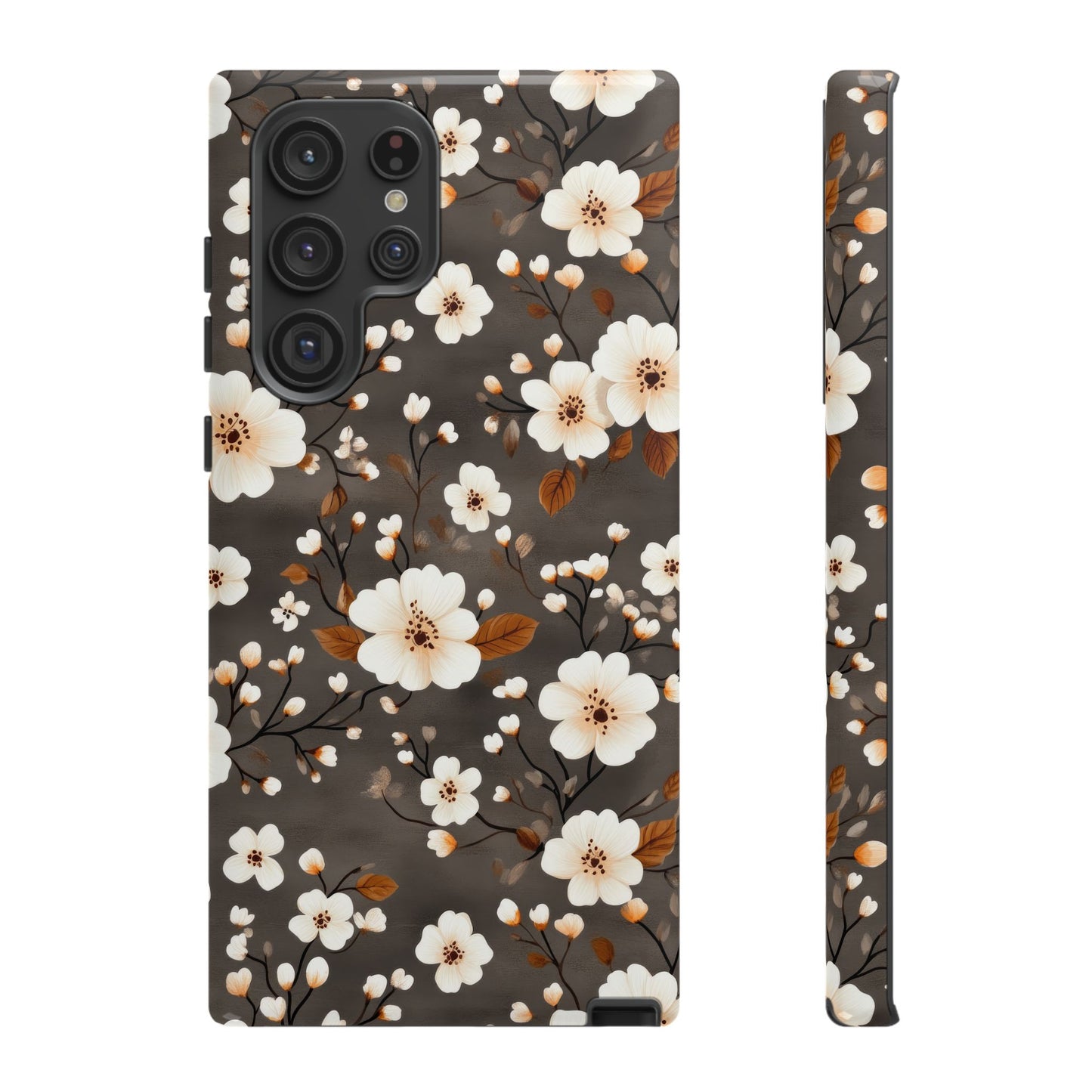 Floral Tough Case for iPhone - Elegant Flower Design Phone Cover