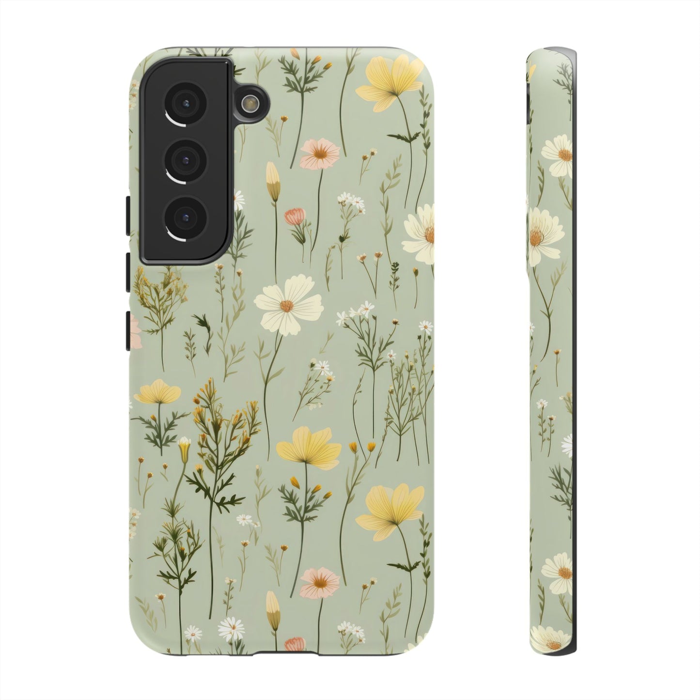 Floral Tough Phone Case - Stylish and Durable for Nature Lovers