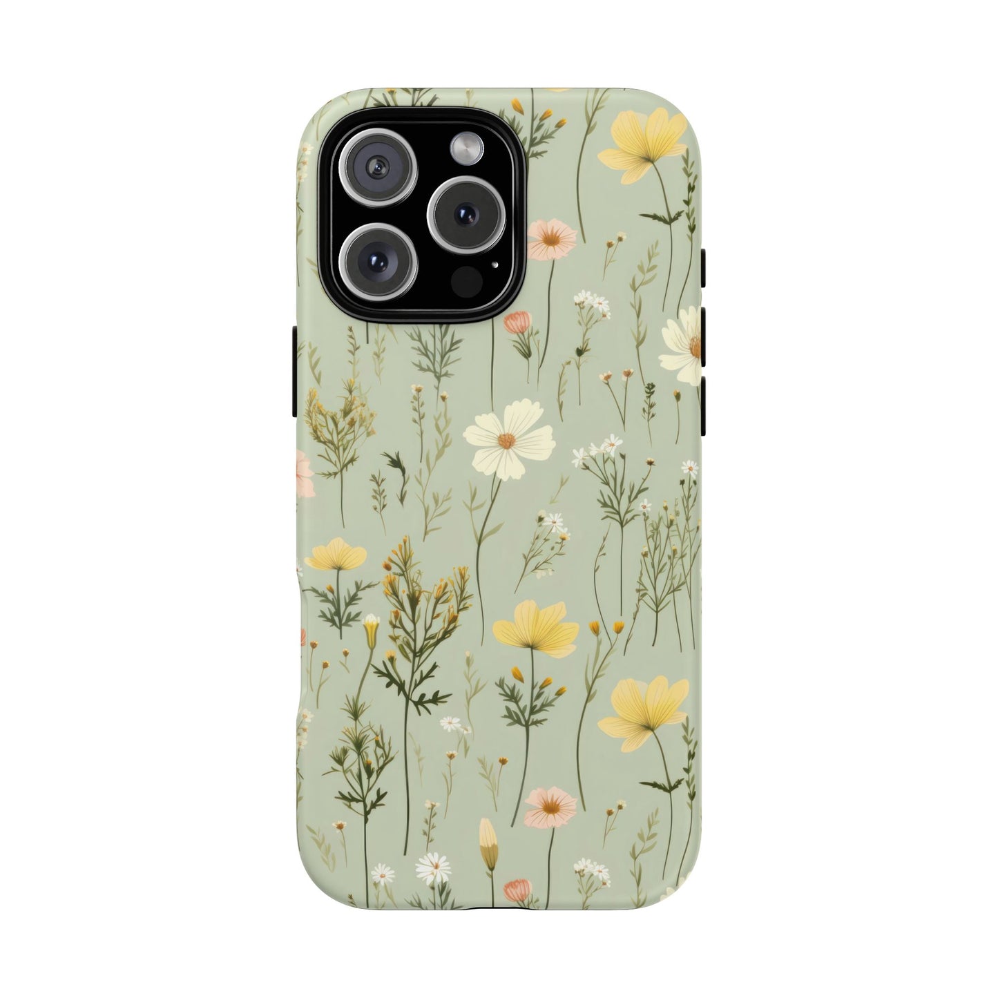 Floral Tough Phone Case - Stylish and Durable for Nature Lovers