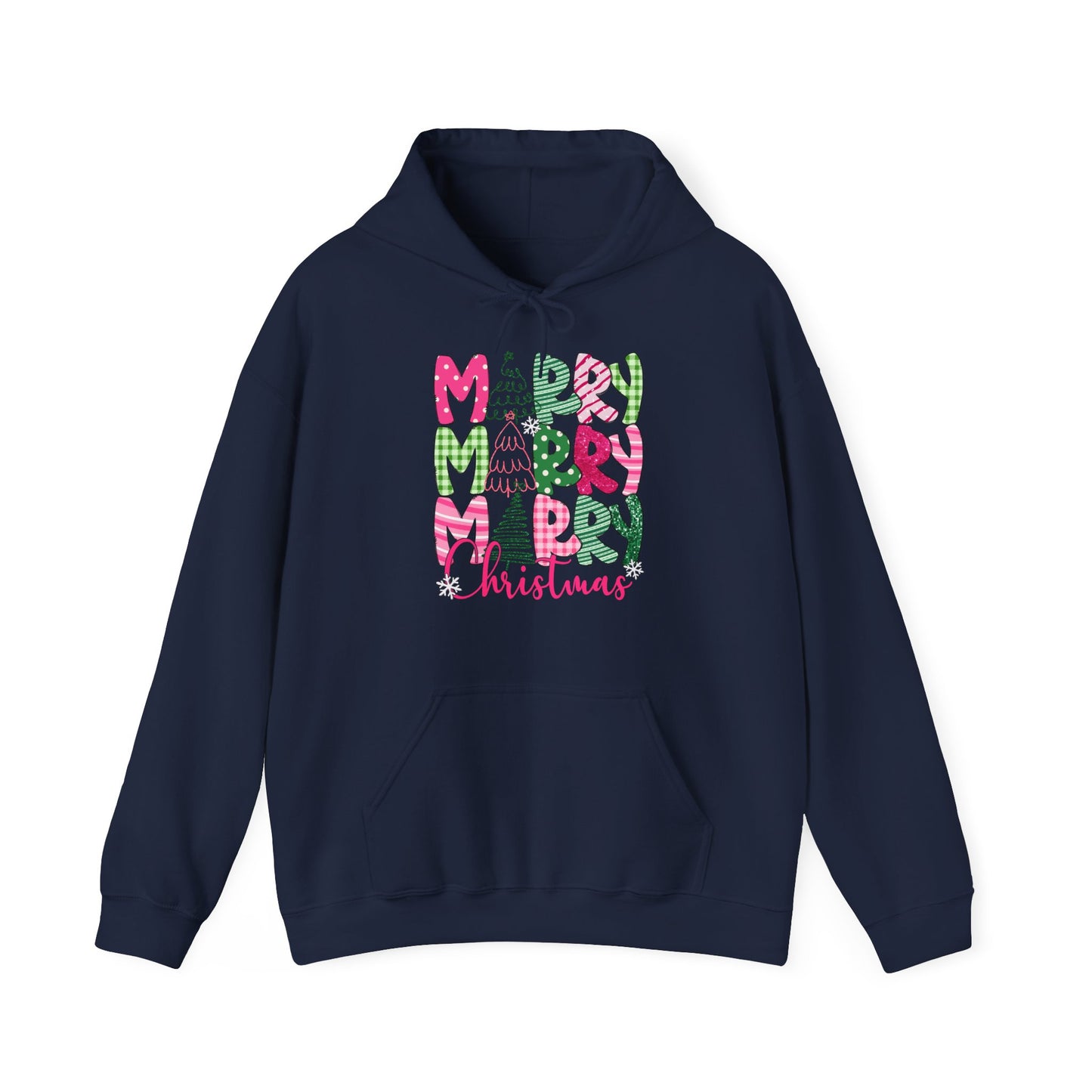 Merry Christmas Hooded Sweatshirt | Unisex Holiday Apparel