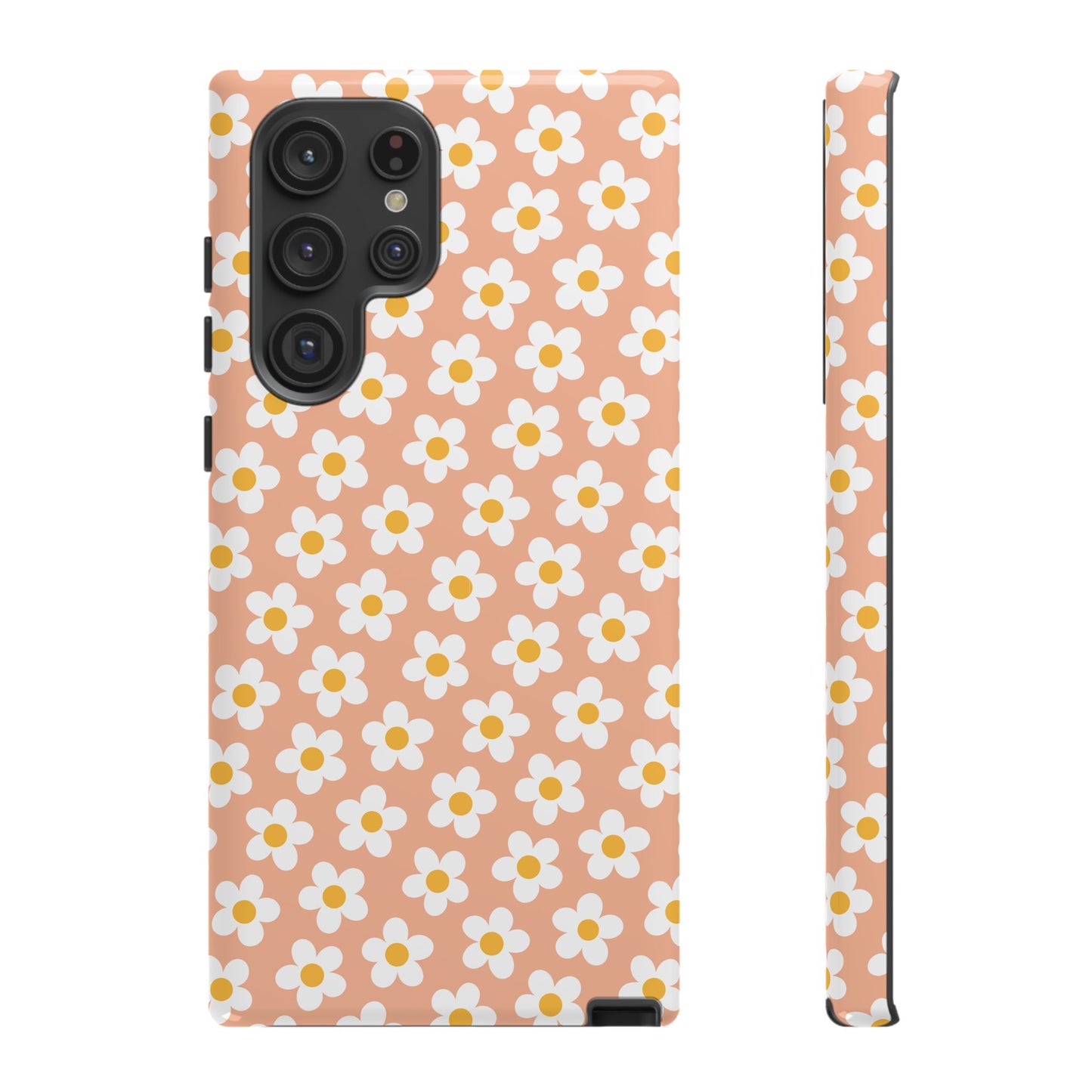 Floral Tough Case for iPhone - Durable Protection with Cute Daisy Design